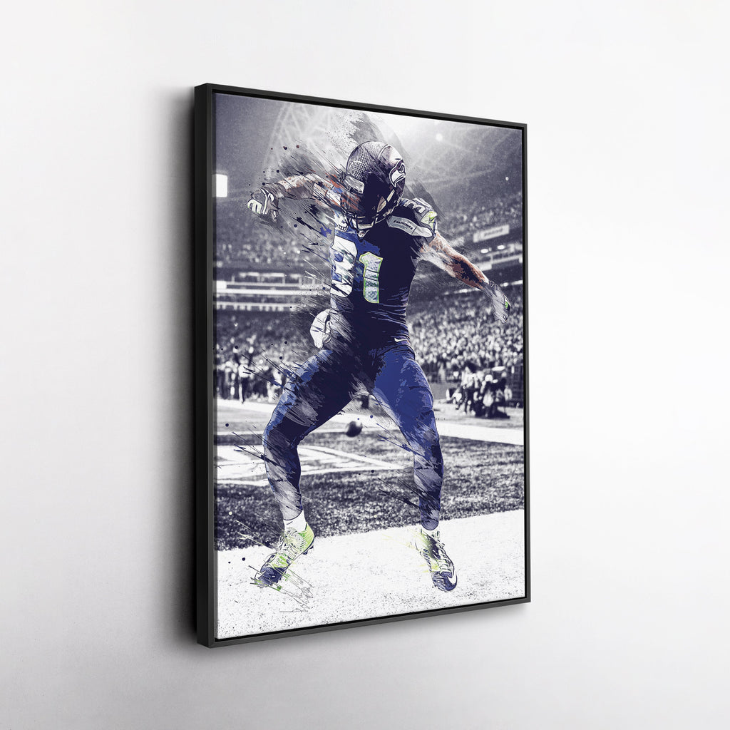 Kam Chancellor Canvas Art – Seahawks Celebration Decor