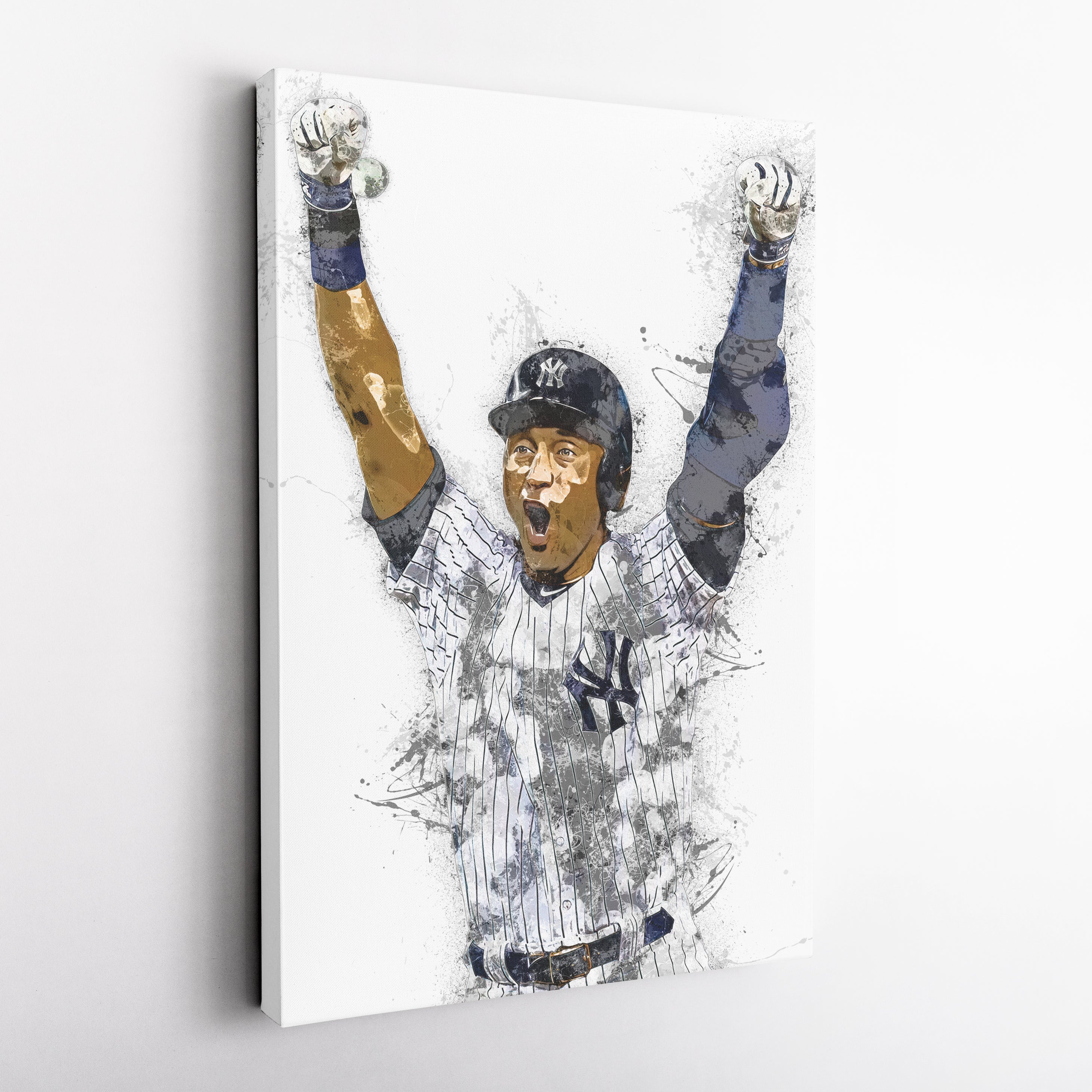 Derek Jeter Canvas Art – New York Yankees Wall Decor