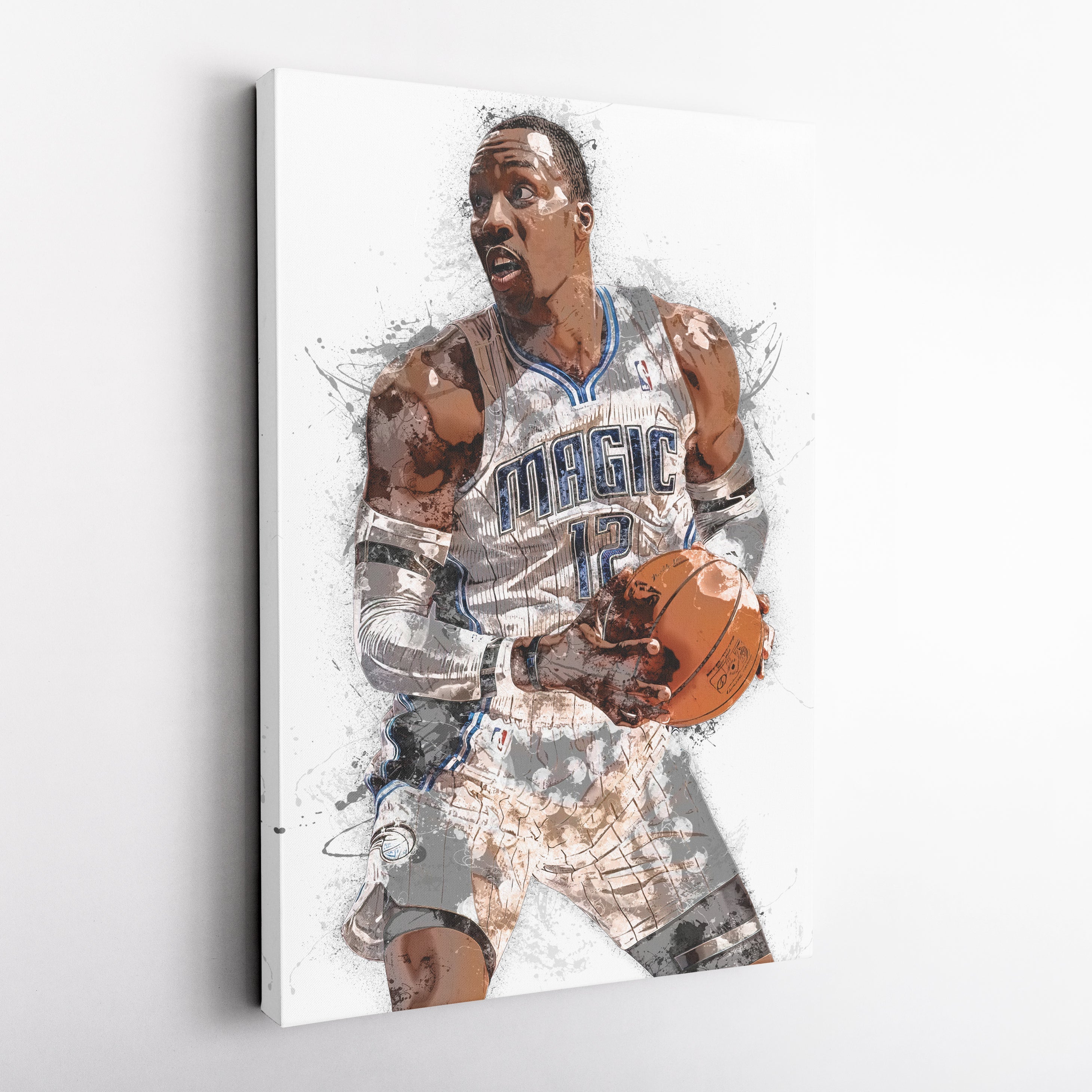 Dwight Howard Canvas Art – Orlando Magic Wall Decor
