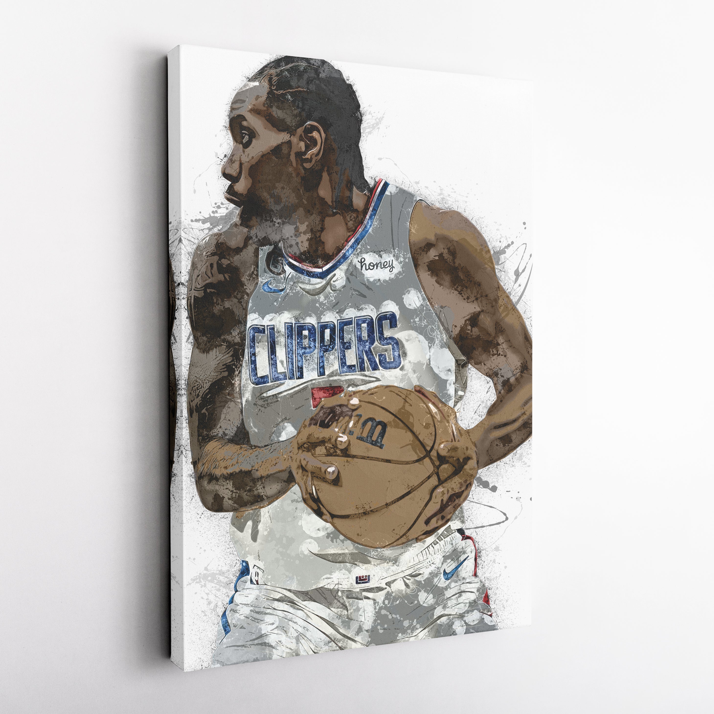 Kawhi Leonard Canvas Art – Los Angeles Clippers Wall Decor