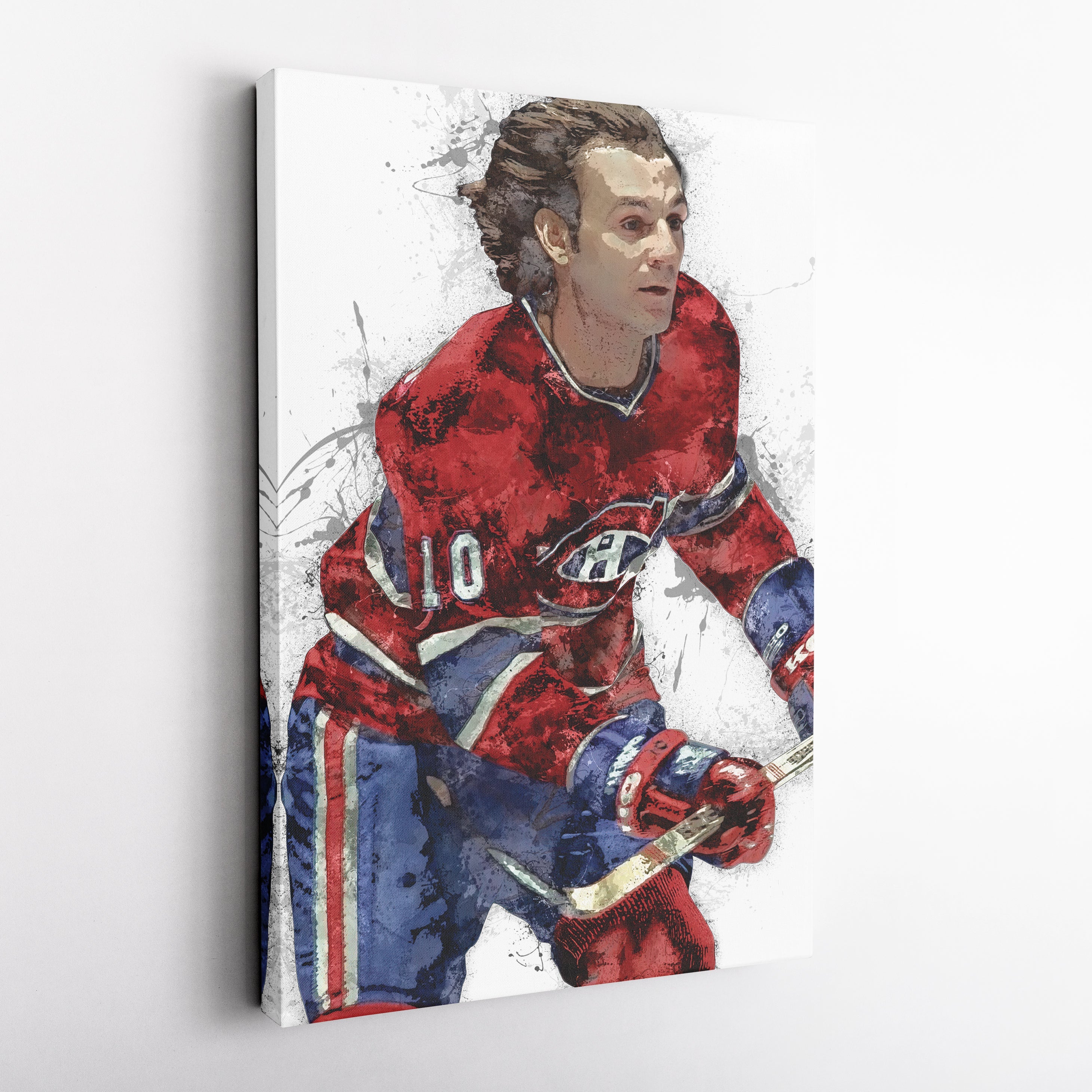 Guy Lafleur Canvas Art – Montreal Canadiens Wall Decor