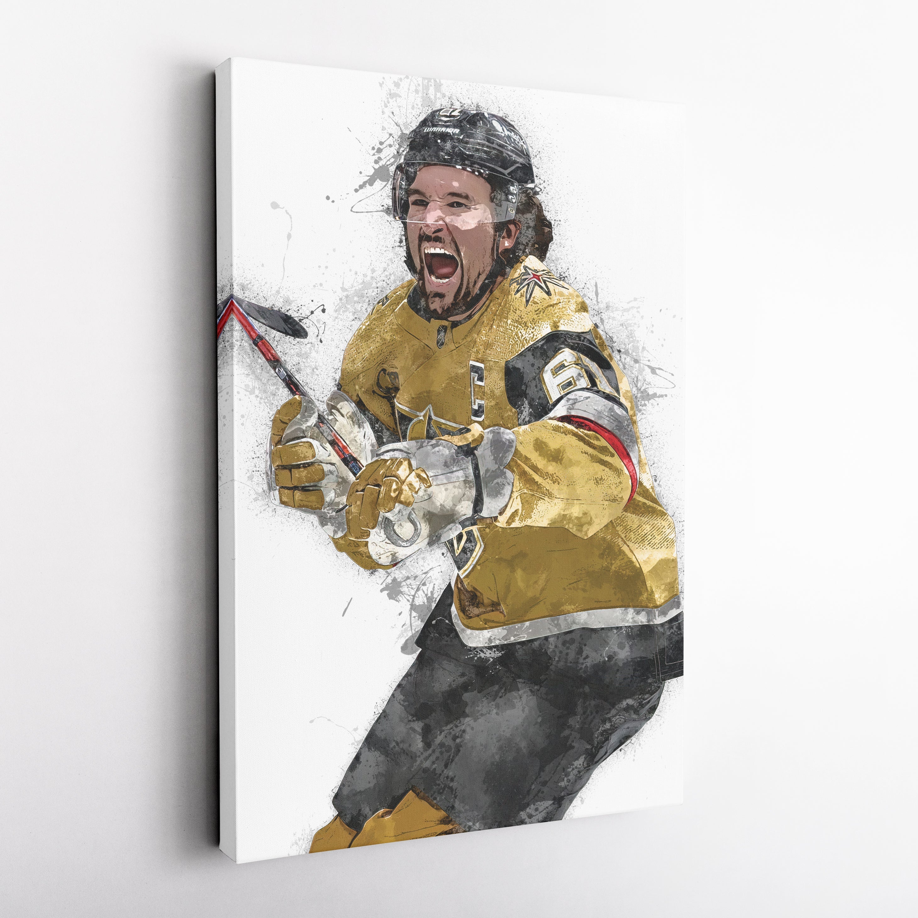 Mark Stone Canvas Art – Vegas Golden Knights Wall Decor
