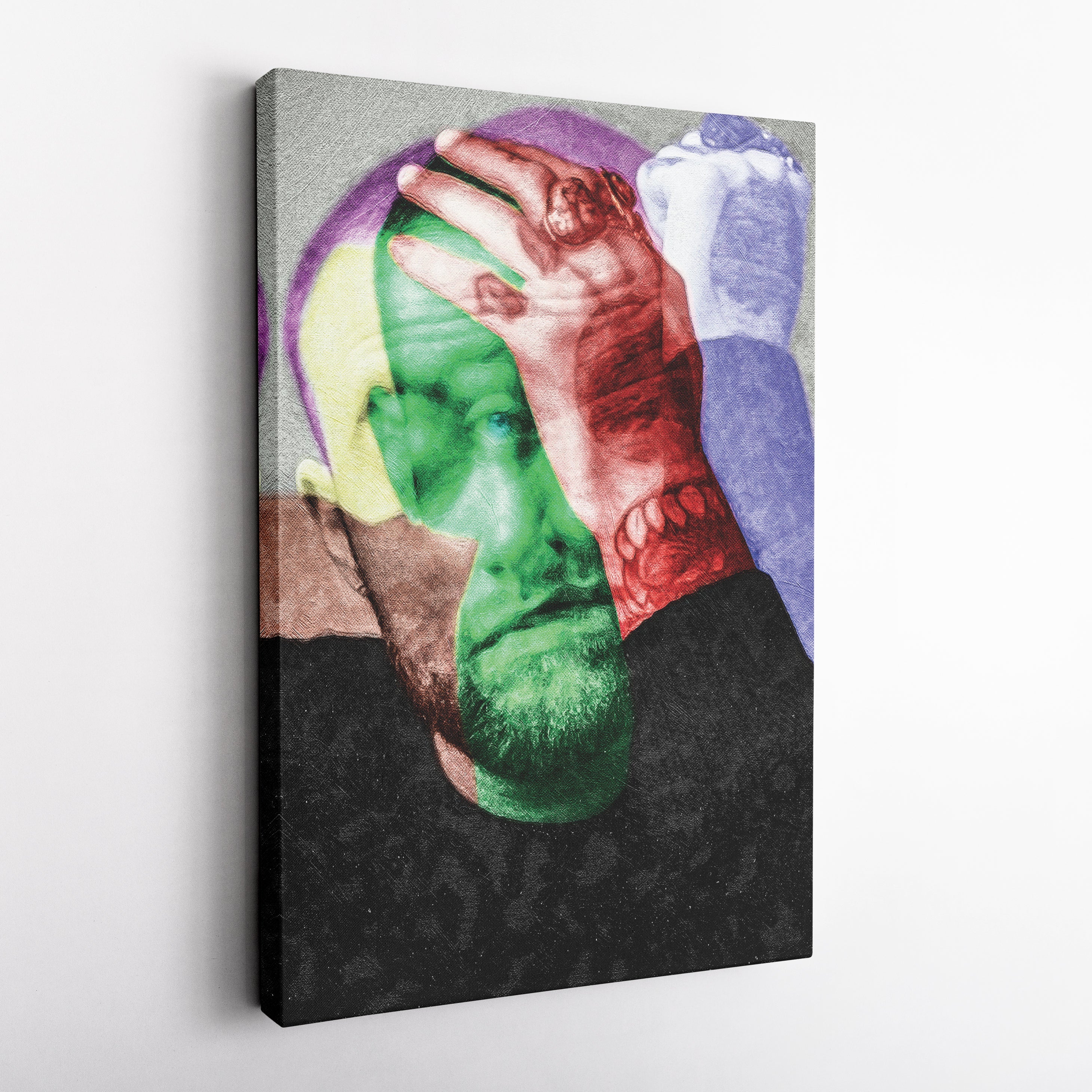 Mac Miller Circles Canvas – Rapper Wall Art Gift for Music Fans and Collectors
