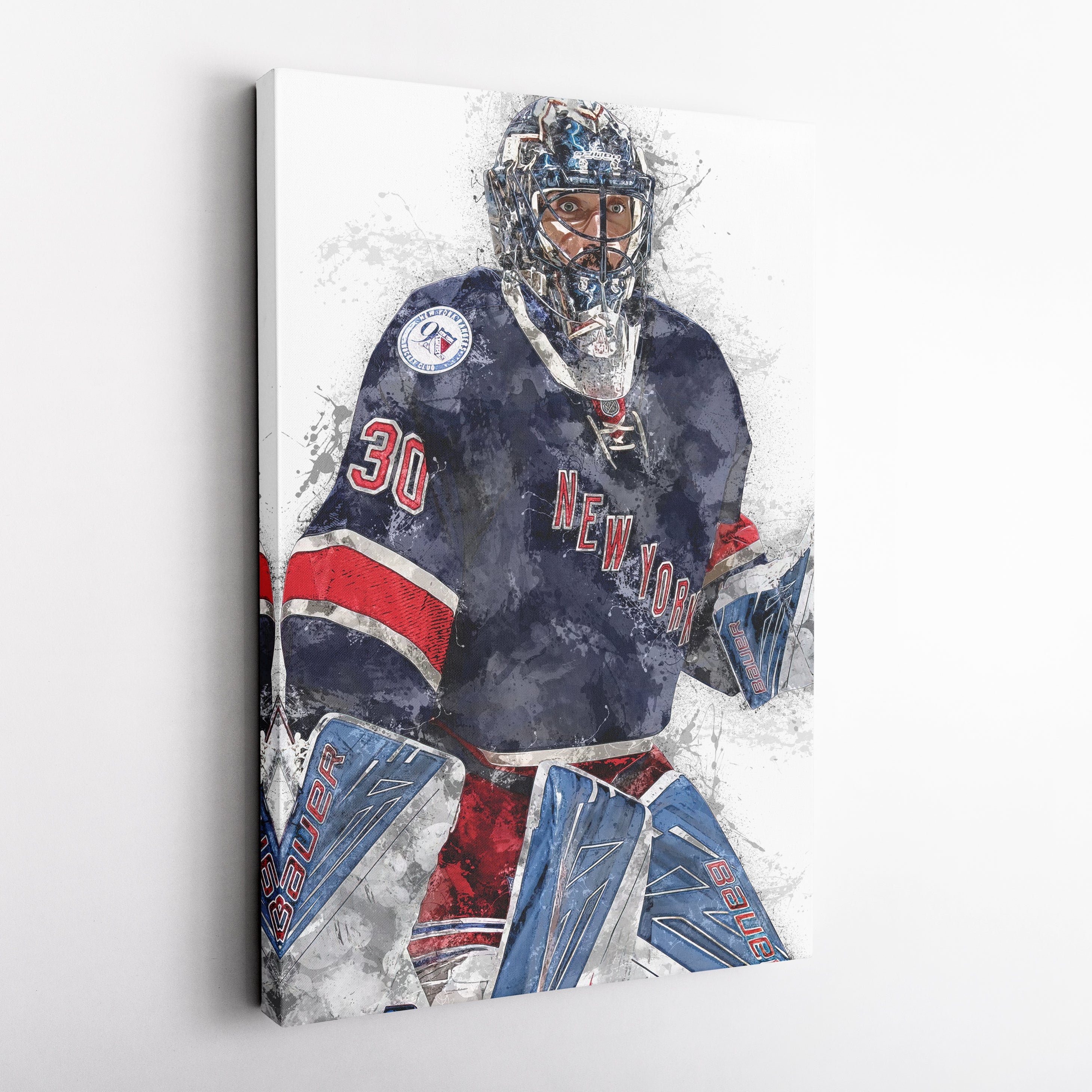 Henrik Lundqvist Canvas Art – New York Rangers Wall Decor