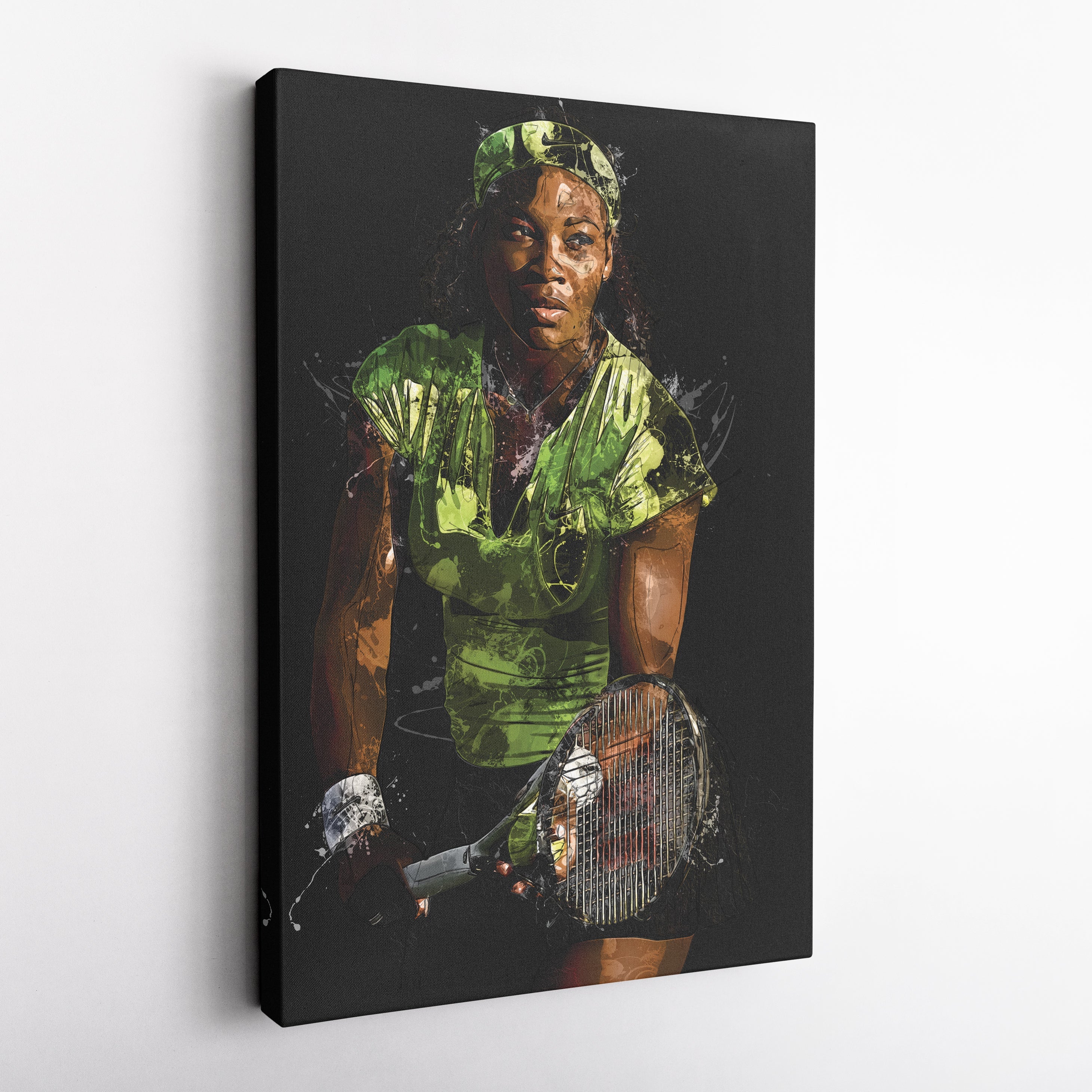Serena Williams Canvas Art – Tennis Legend Wall Decor