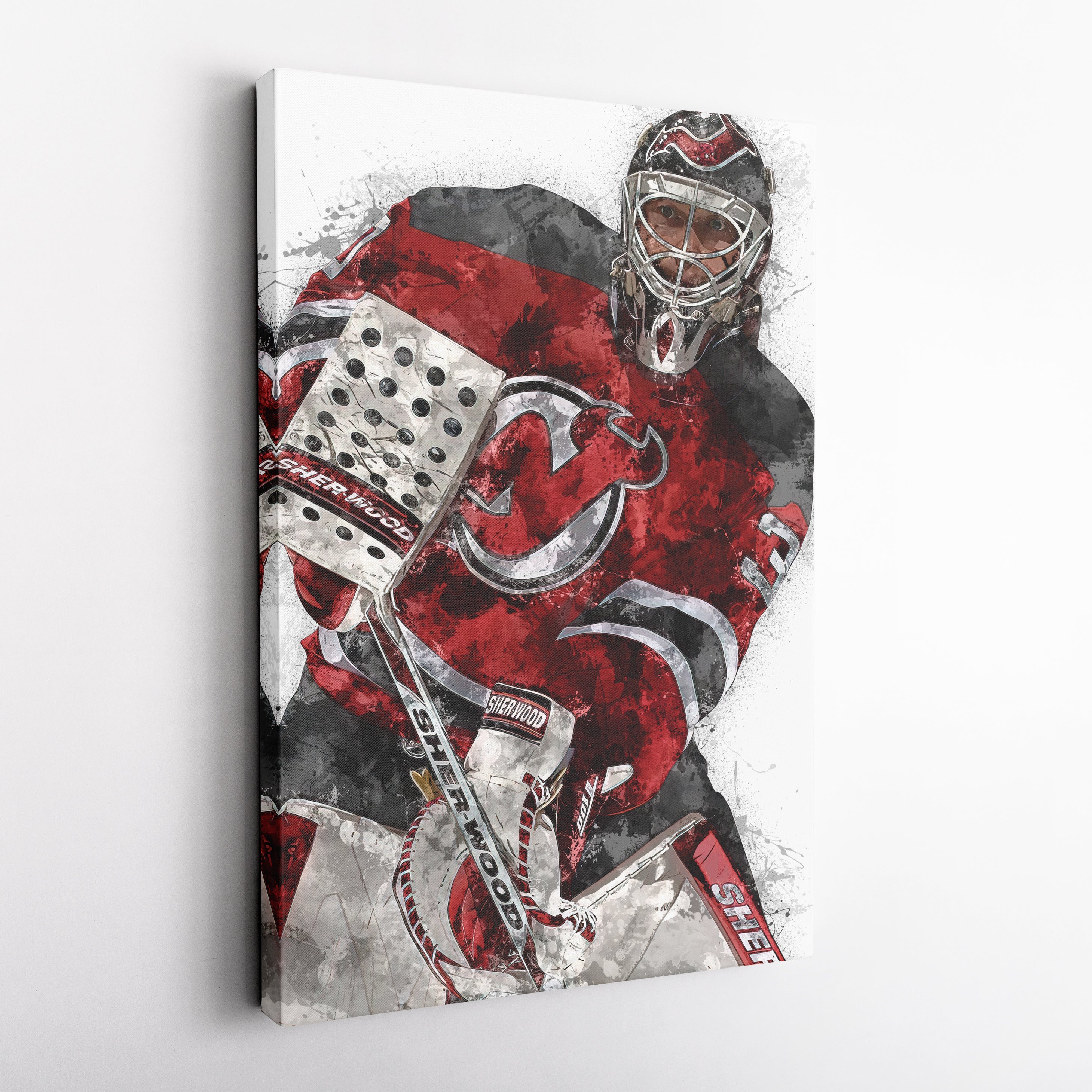 Martin Brodeur Canvas Art – New Jersey Devils Wall Decor