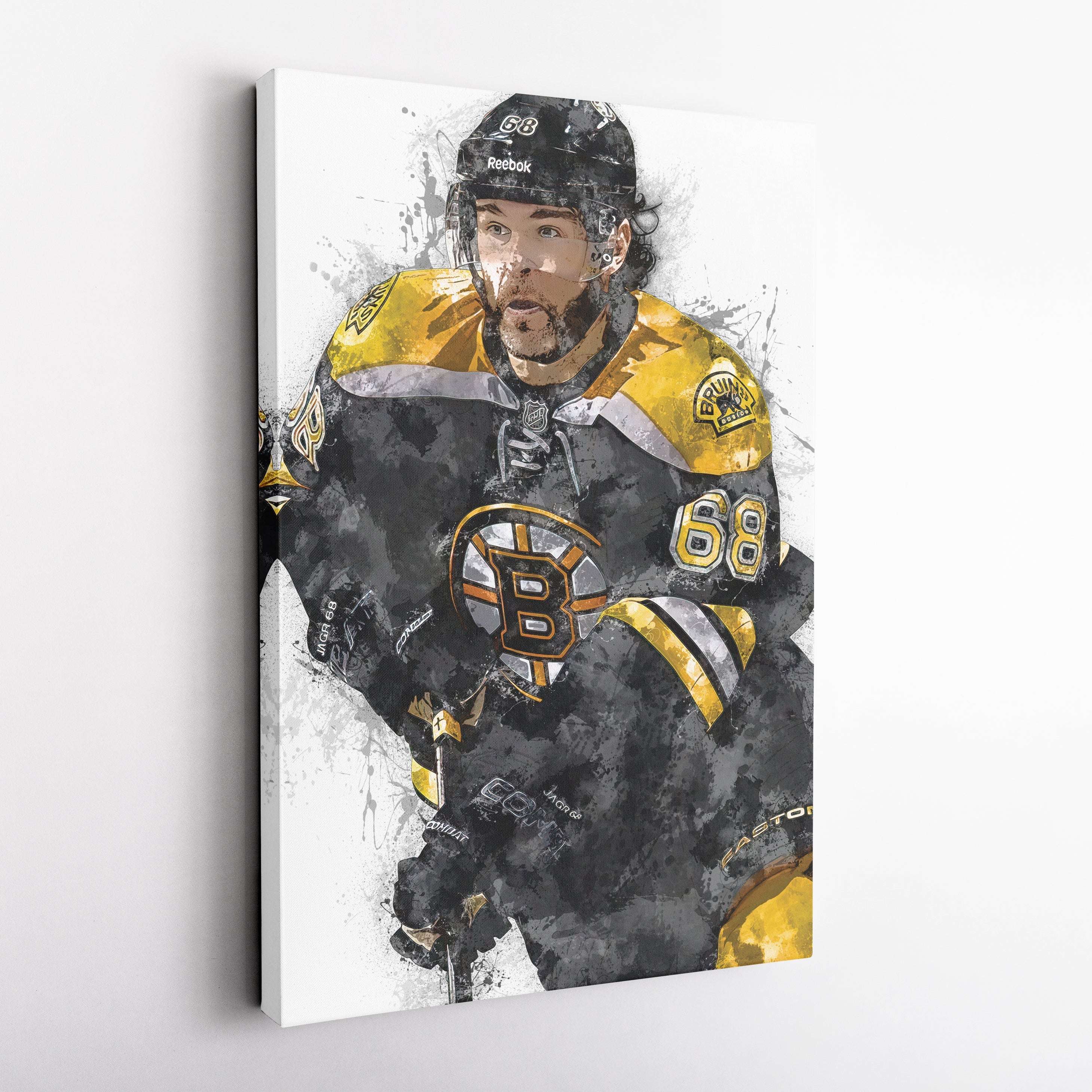 Jaromir Jagr Canvas Art – Boston Bruins Wall Decor