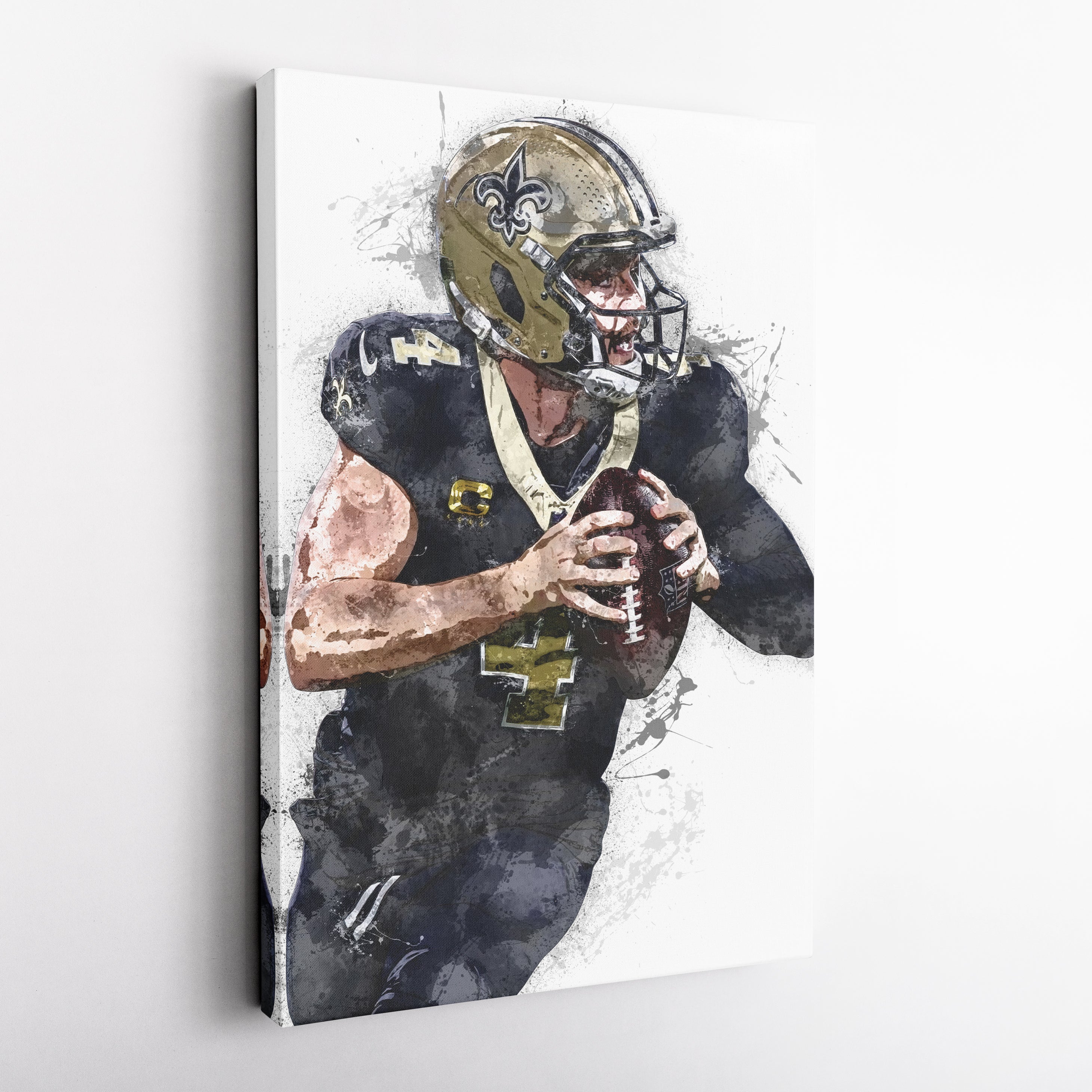 Derek Carr Canvas Art – New Orleans Saints Wall Decor
