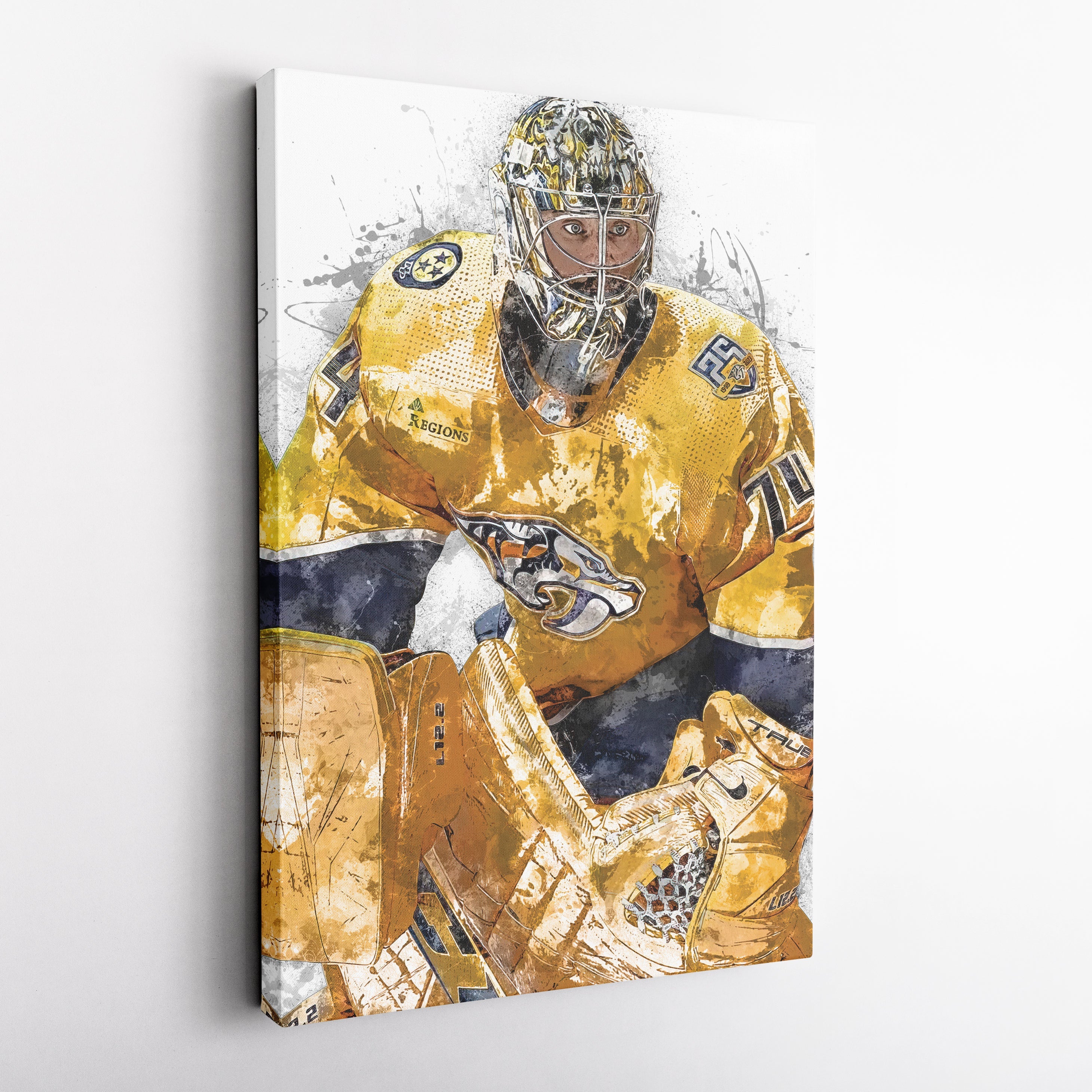 Juuse Saros Canvas Art – Nashville Predators Wall Decor