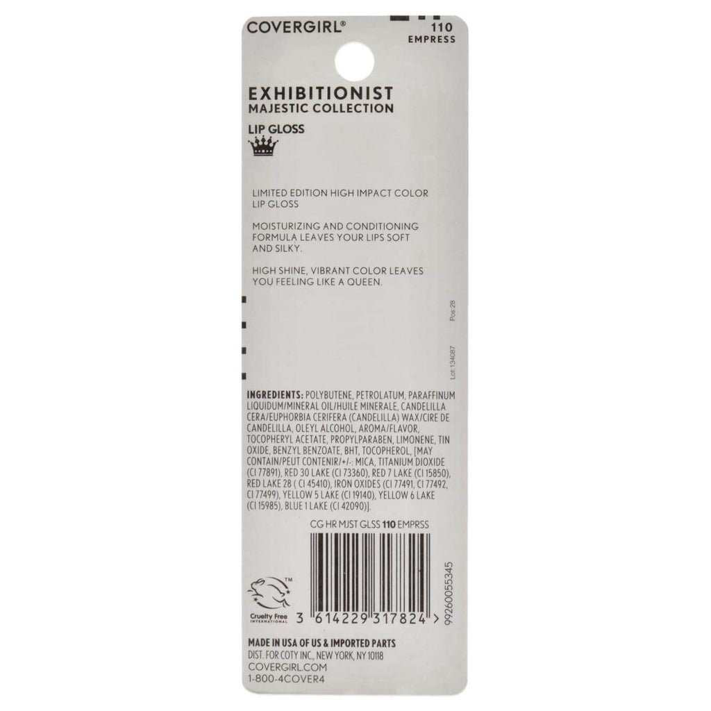 CoverGirl Exhibitionist Majesty Lip Gloss - Empress Lip Gloss Women 0.12 oz