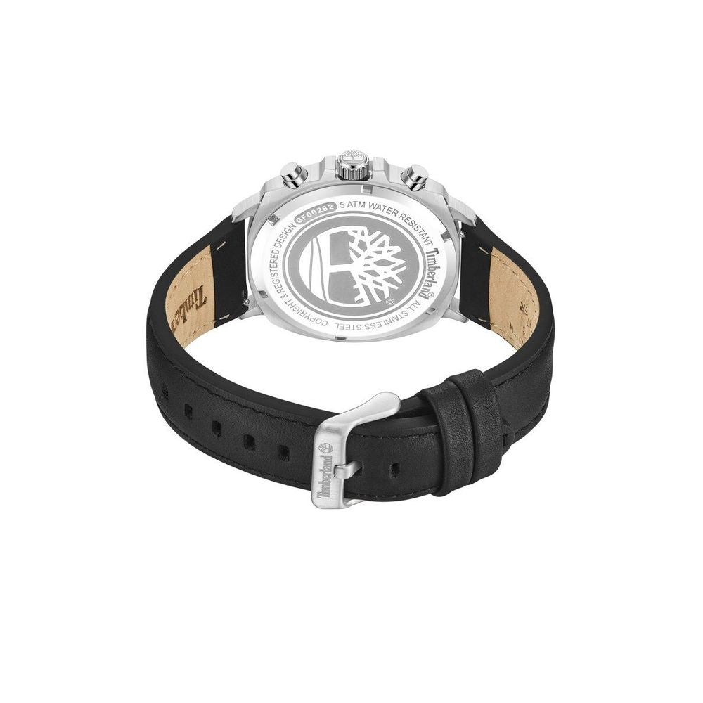 Timberland Orange Leather Dress Watch