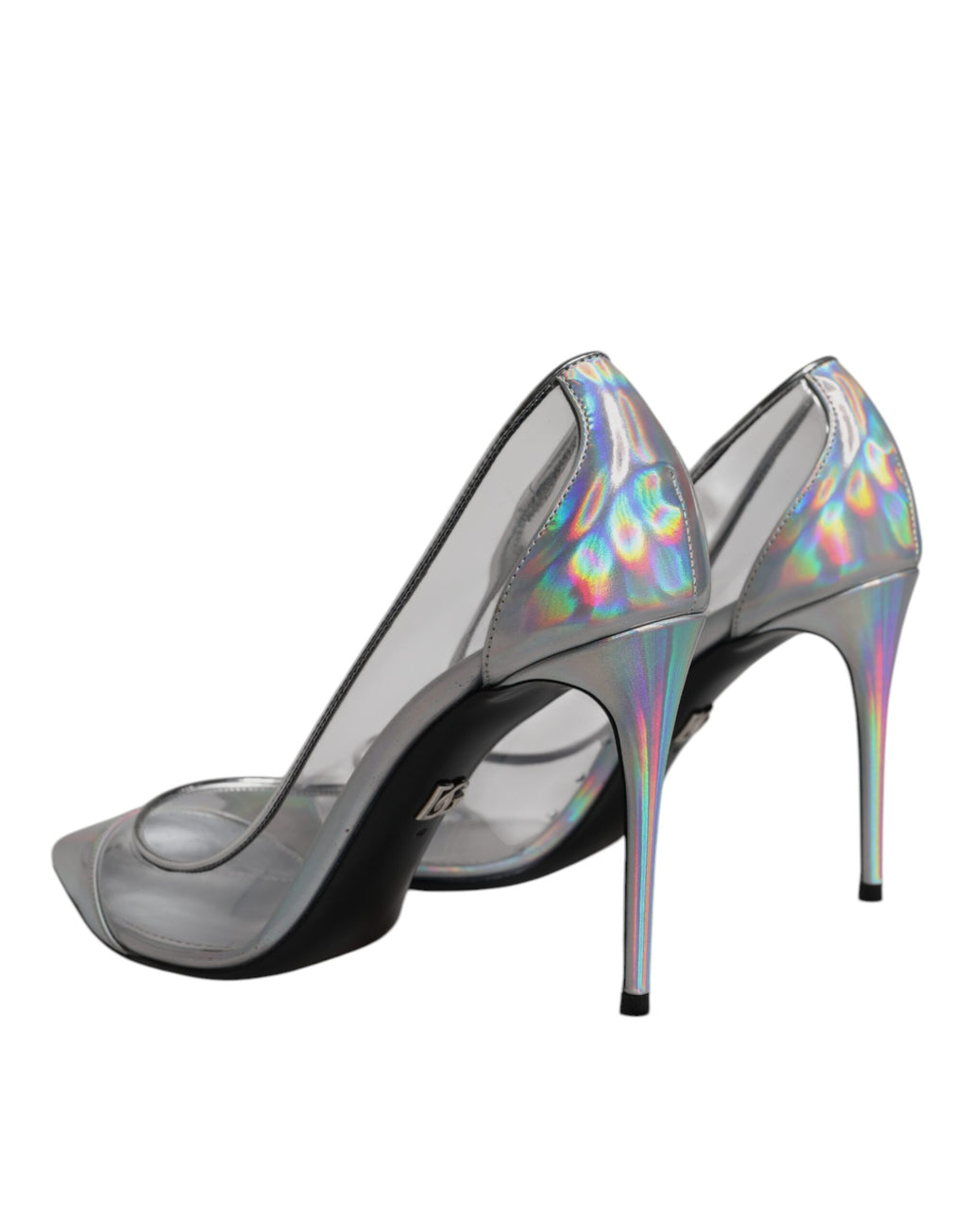 Dolce & Gabbana Multicolor Iridescent Pointed Toe Pumps Shoes