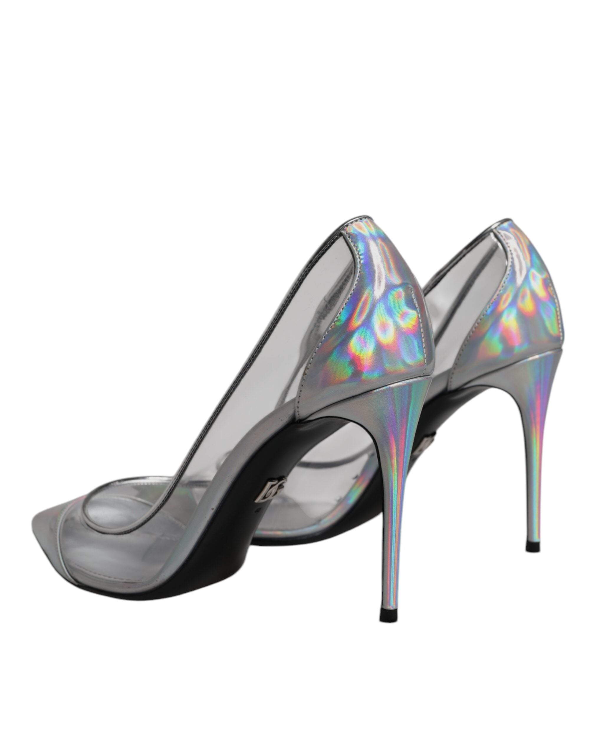 Dolce & Gabbana Multicolor Iridescent Pointed Toe Pumps Shoes