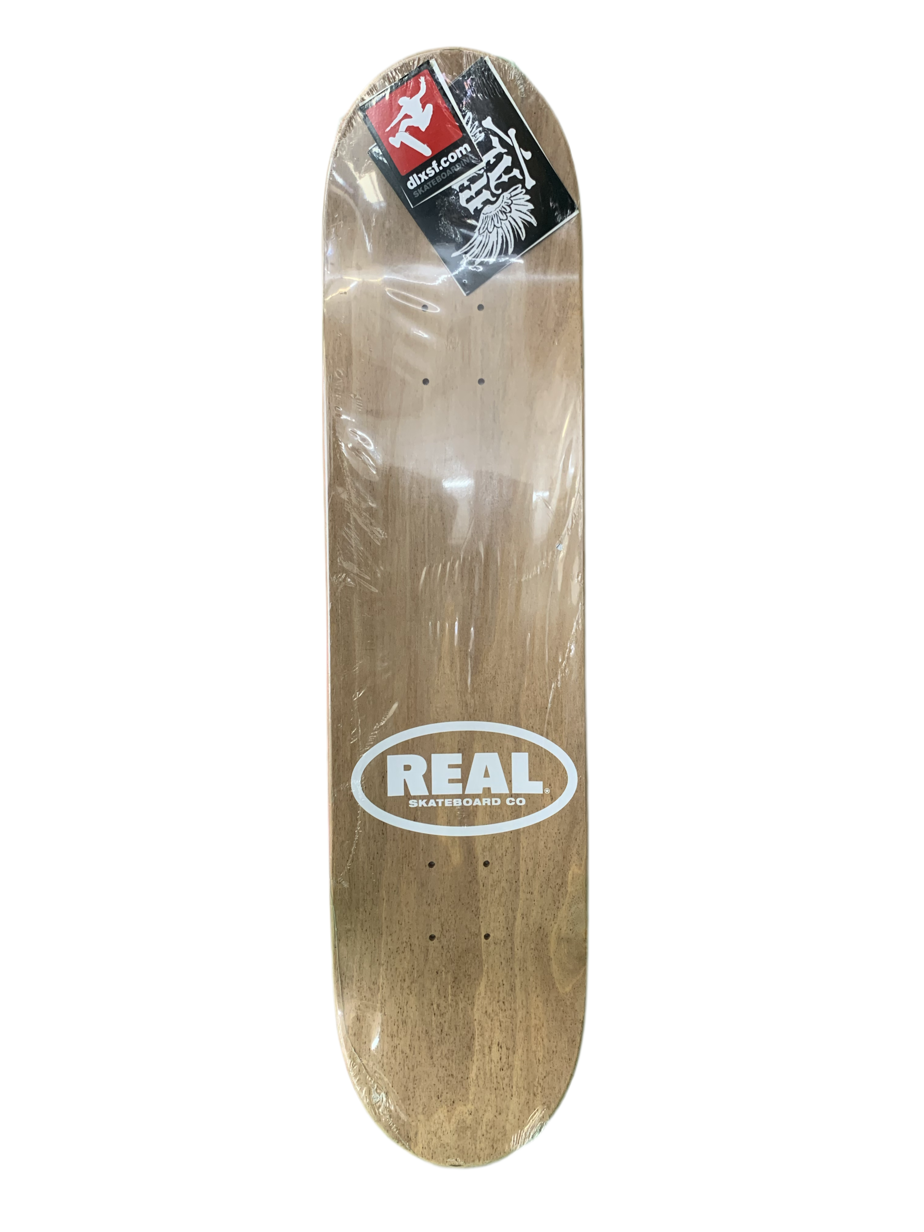 Real Skateboards HUF Bat Black/White/Red 7.75" Classic Skateboard Deck