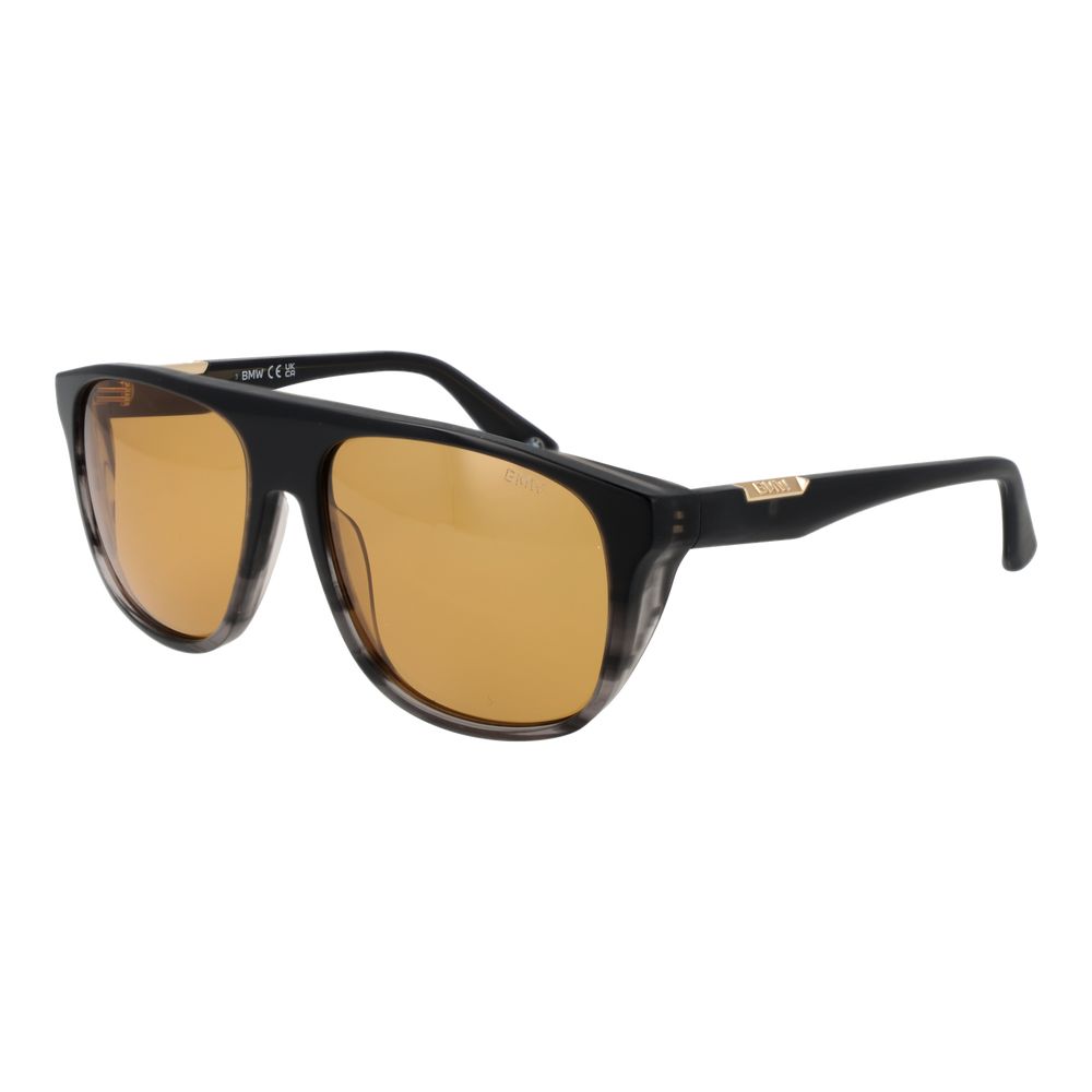 BMW Black Acetate Sunglasses