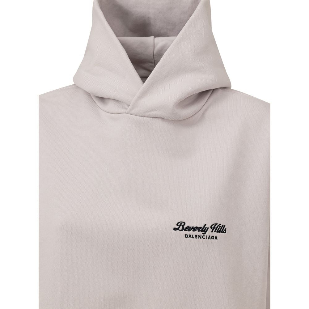 Balenciaga Gray Cotton Sweatshirt