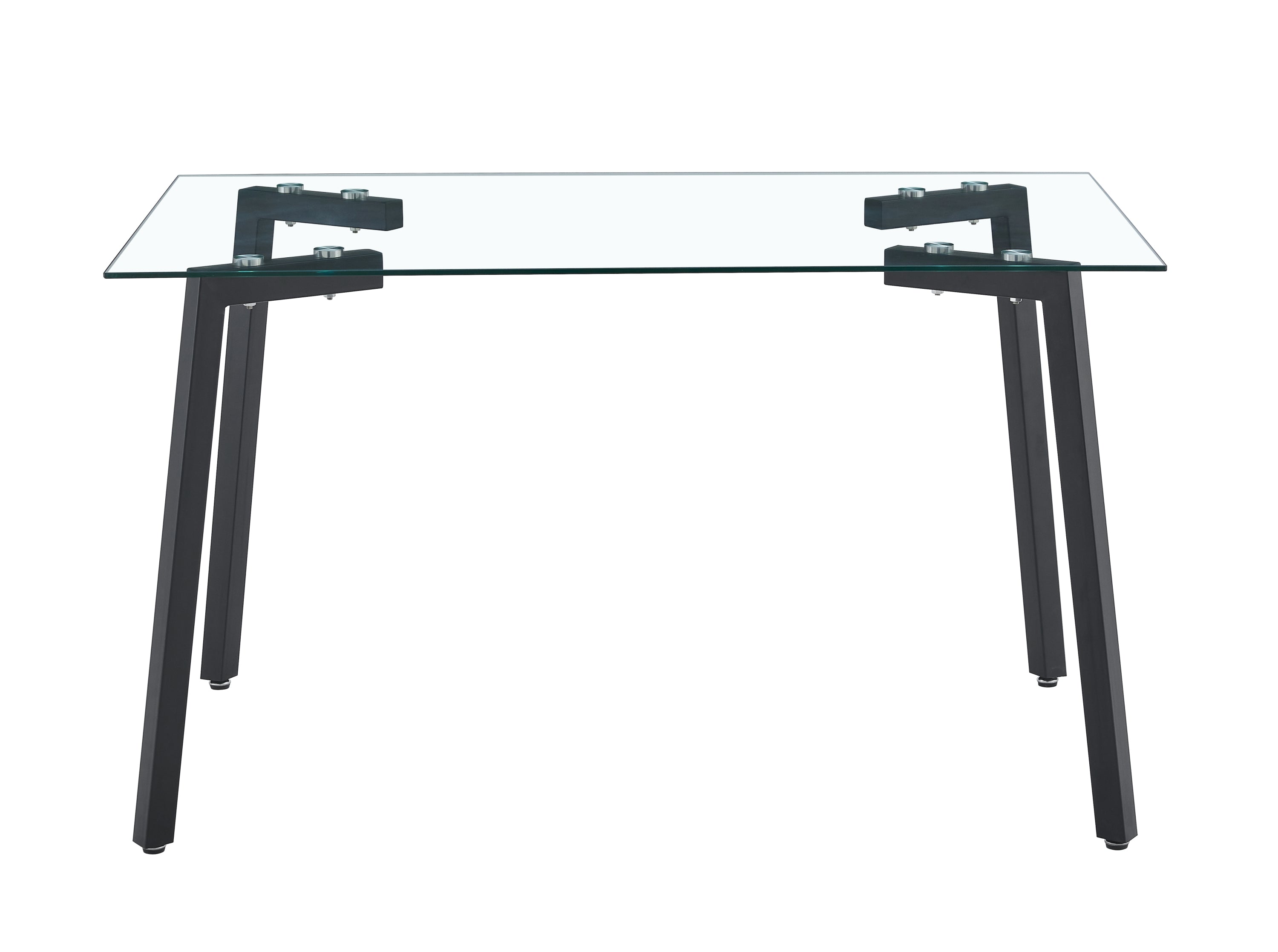 Glass Dining Table  Transparent, 130*80* 8MM