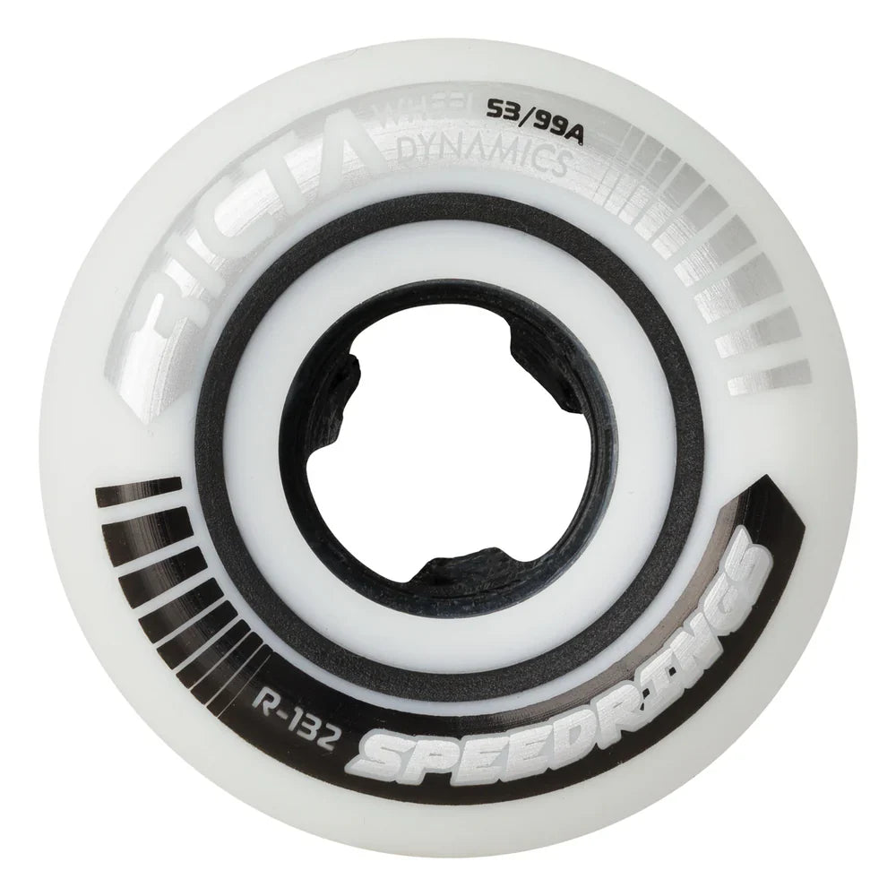 Ricta Speedrings Wide Wheels 53mm 99a - Silver (Set)