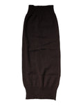 Dolce & Gabbana Brown Cashmere Knitted Neck Warmer Foulard Scarf