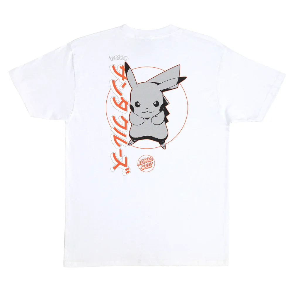 Santa Cruz x Pokémon SC Pikachu T-Shirt - White