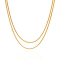 Élégance Dorée – Snake Chain Necklace