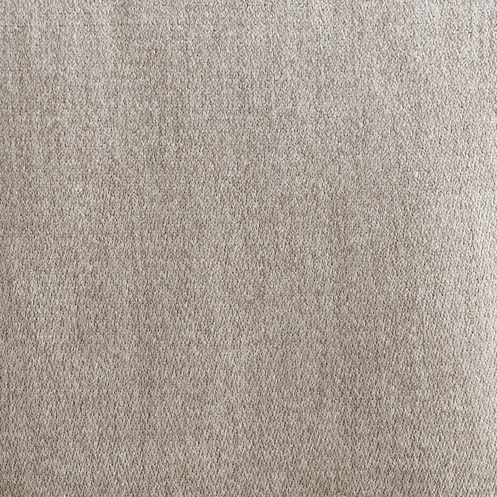 Modern Queen Size Upholstered Bed Frame with Headboard, Thick Chenille Fabric, Beige