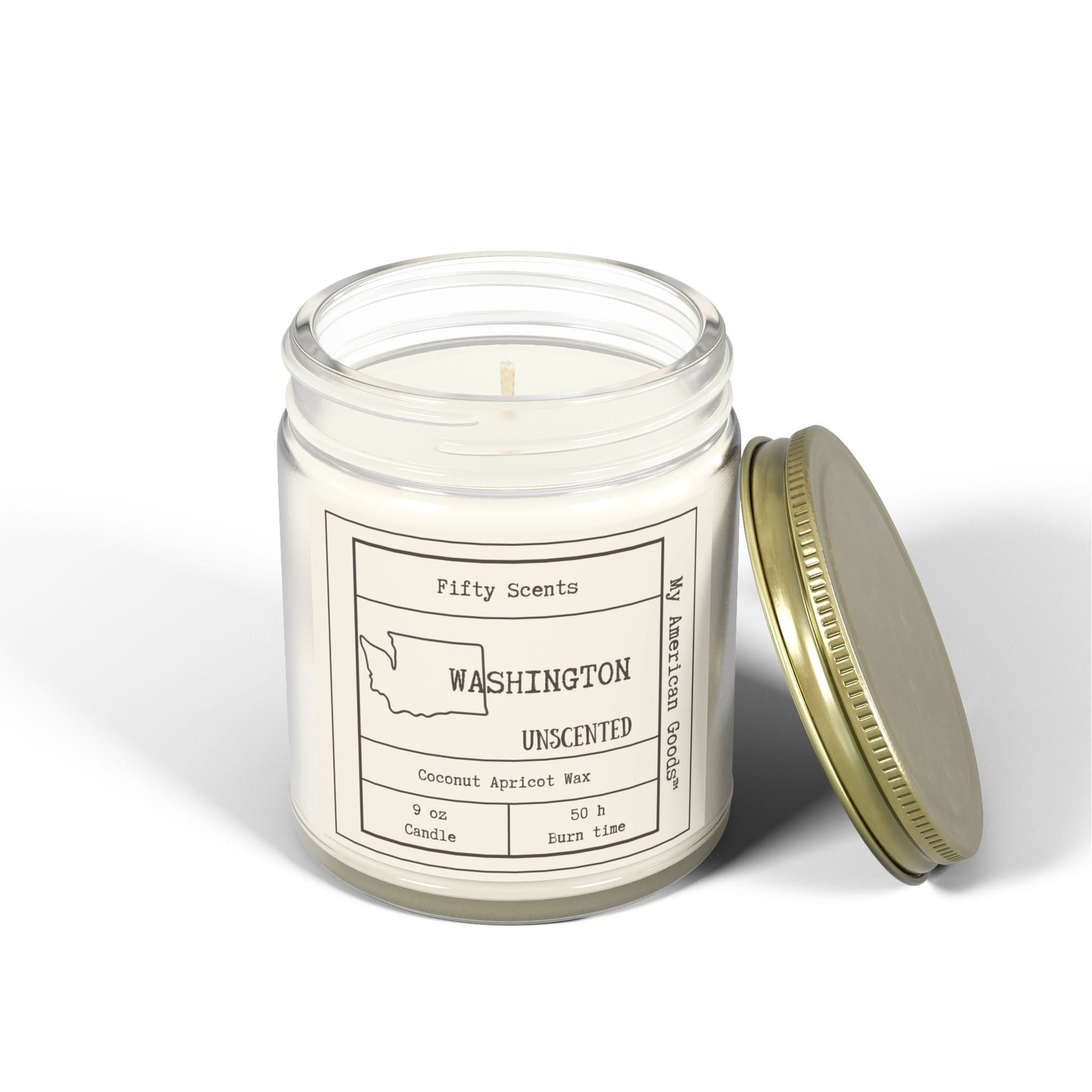 Washington unscented Candles - Coconut Apricot Wax