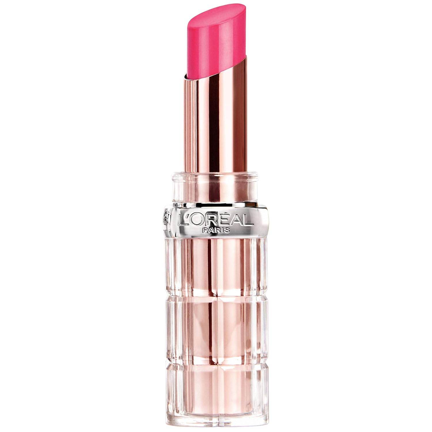 L'Oreal Paris Makeup Colour Riche Plump and Shine Lipstick, for Glossy, Radiant, Visibly Fuller Lips with an All-Day Moisturized Feel, 106 Pitaya Plump, 0.1 oz.