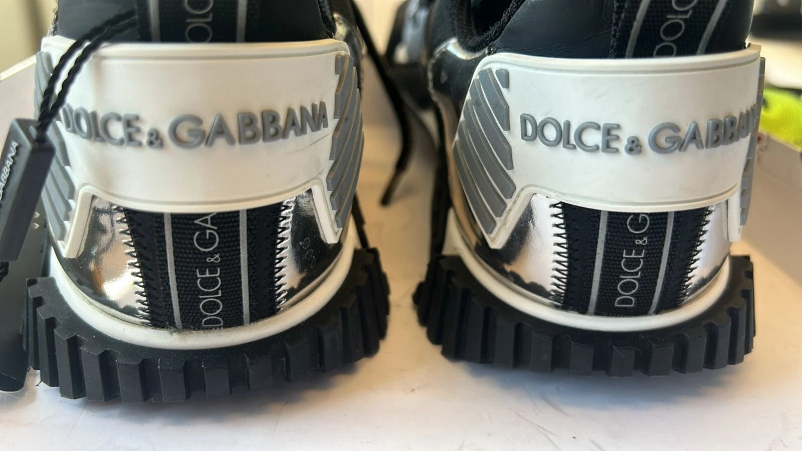 Dolce & Gabbana Multicolor Lace Up Low Top NS1 Sneakers Shoes