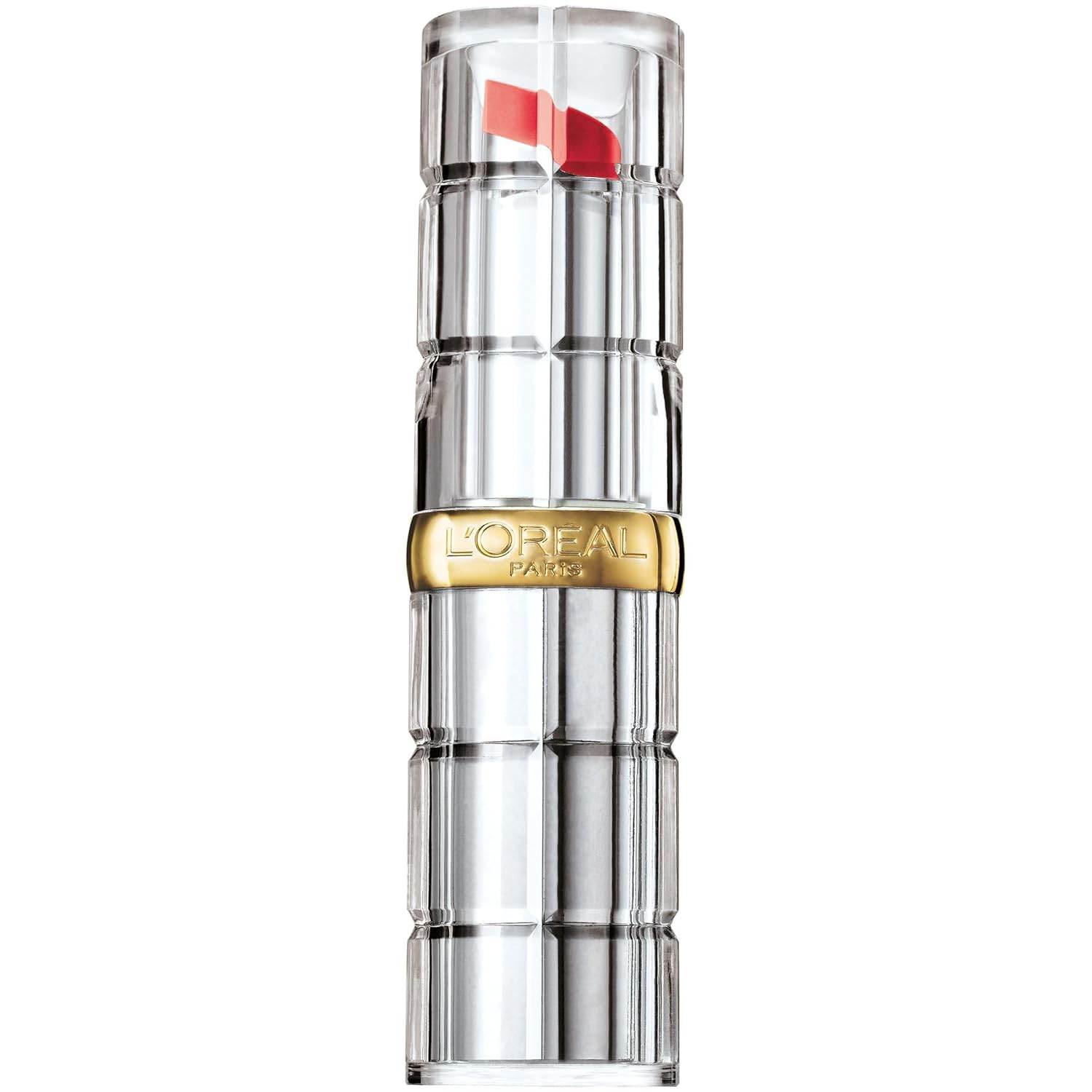 L'Oreal Colour Riche Shine Lipstick, 924 Enamel Red 0.1 oz
