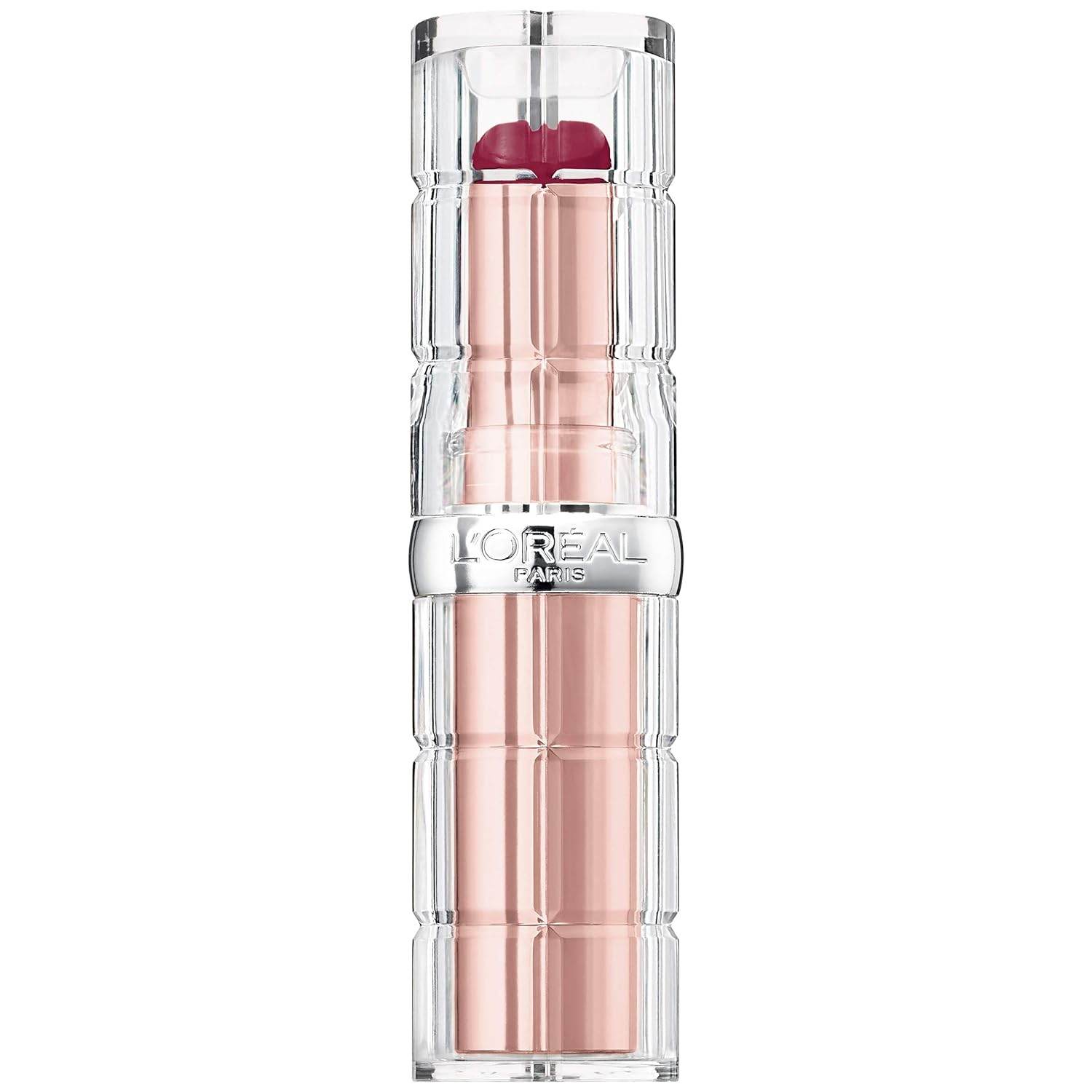 L'Oreal Paris Makeup Colour Riche Plump and Shine Lipstick, for Glossy, Radiant, Visibly Fuller Lips with an All-Day Moisturized Feel, 108 Wild Fig Plump, 0.1 oz.