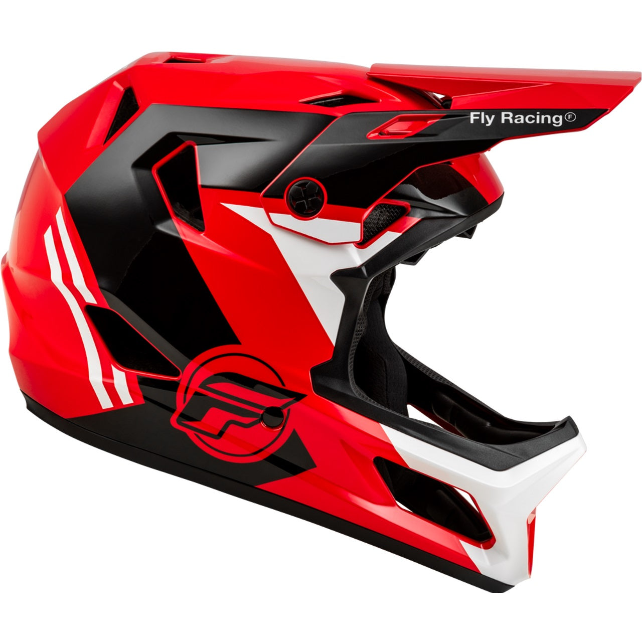 Fly Racing Rayce (2024) Full Face Helmet - Red/Black/White
