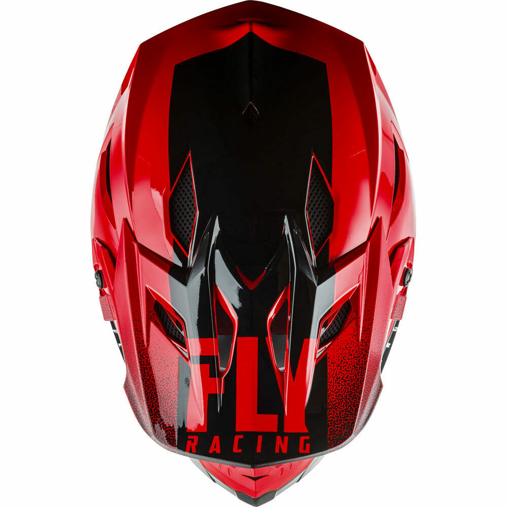 Fly Racing Default Full Face Helmet - Red/Black