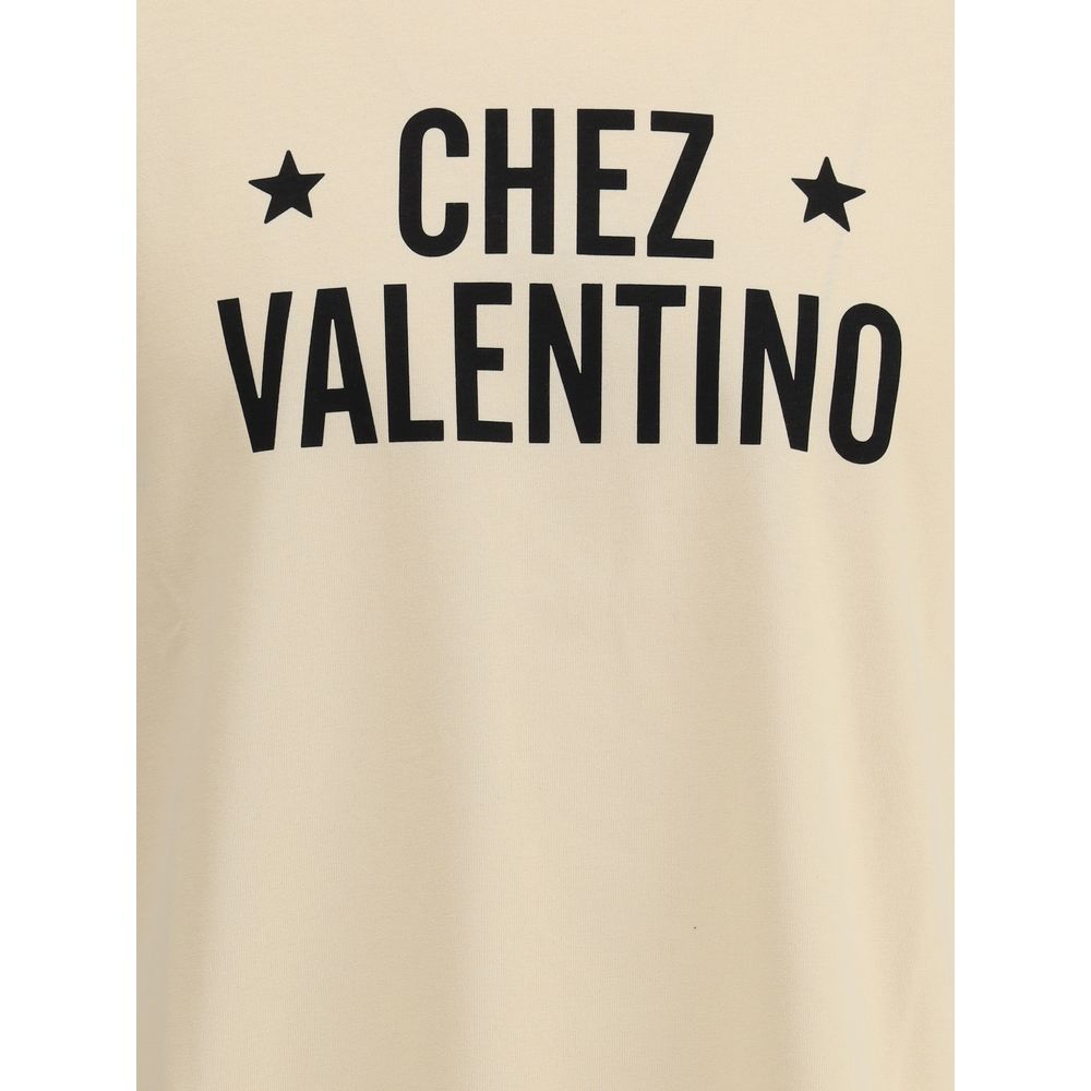Valentino Beige Cotton T-Shirt