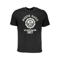 North Sails Black Cotton Men T-Shirt