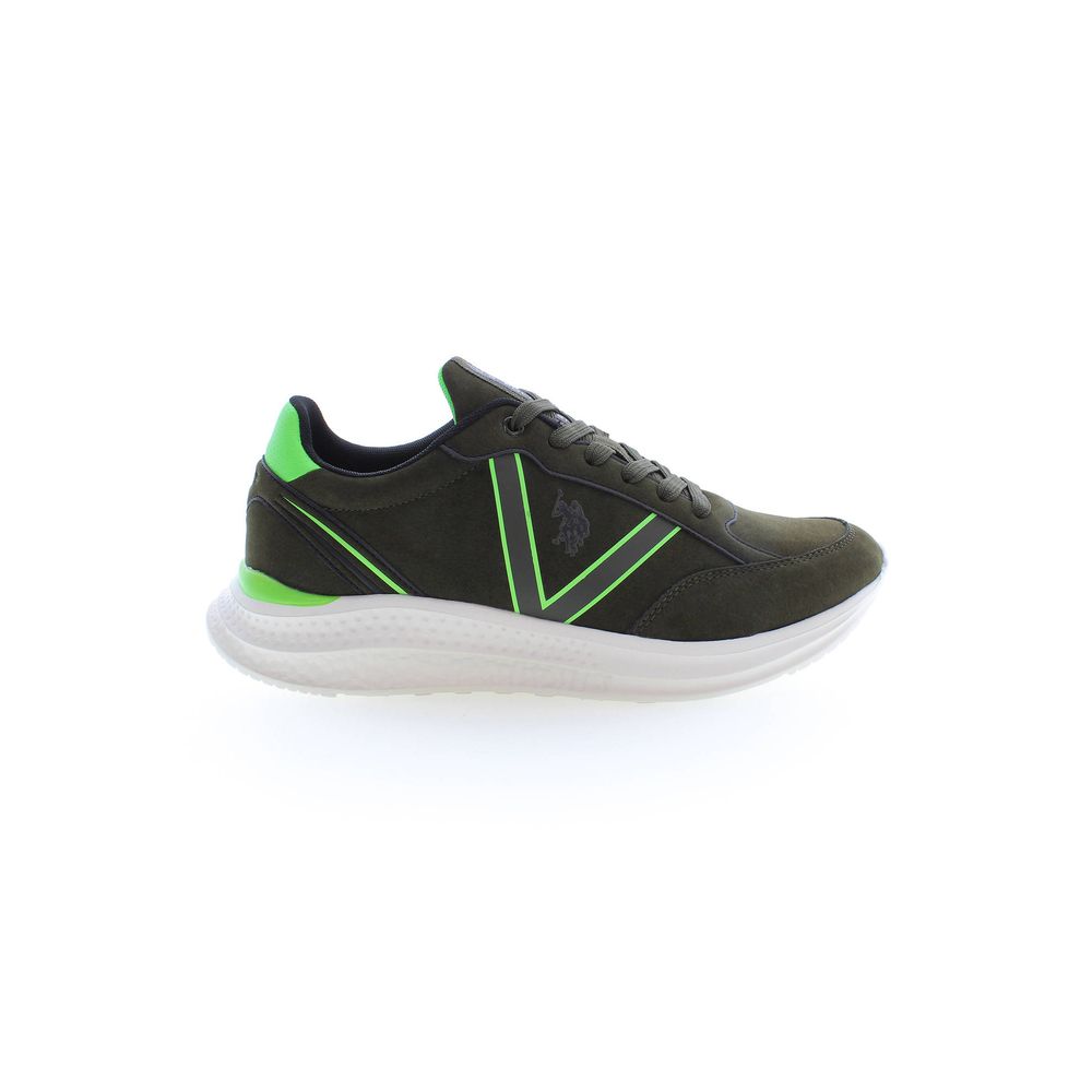 U.S. POLO ASSN. Verde Polyurethane Men Sneaker