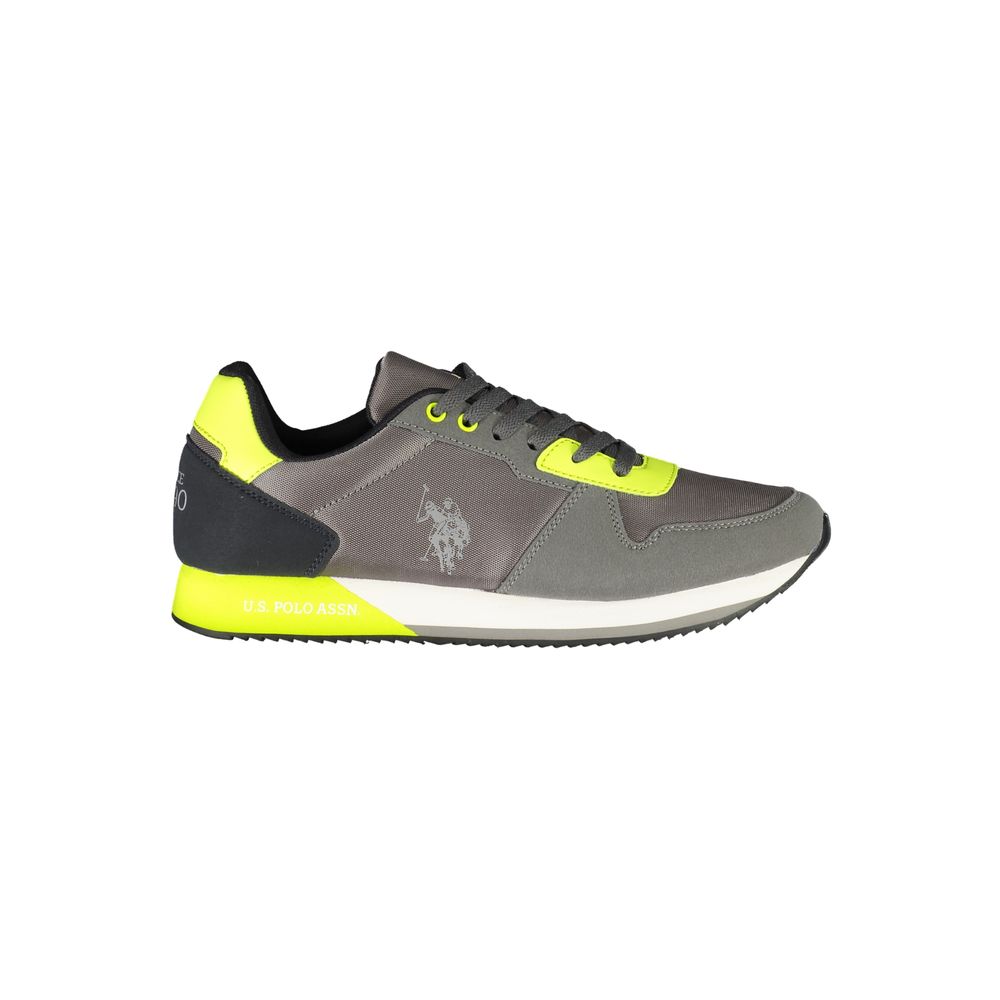 U.S. POLO ASSN. Grigio Polyurethane Men Sneaker