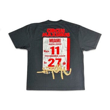 Travis Scott Utopia in miami Black tee