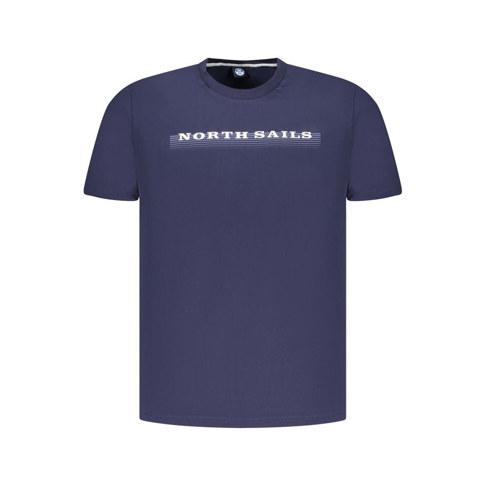 North Sails Blue Cotton Men's T-Shirt