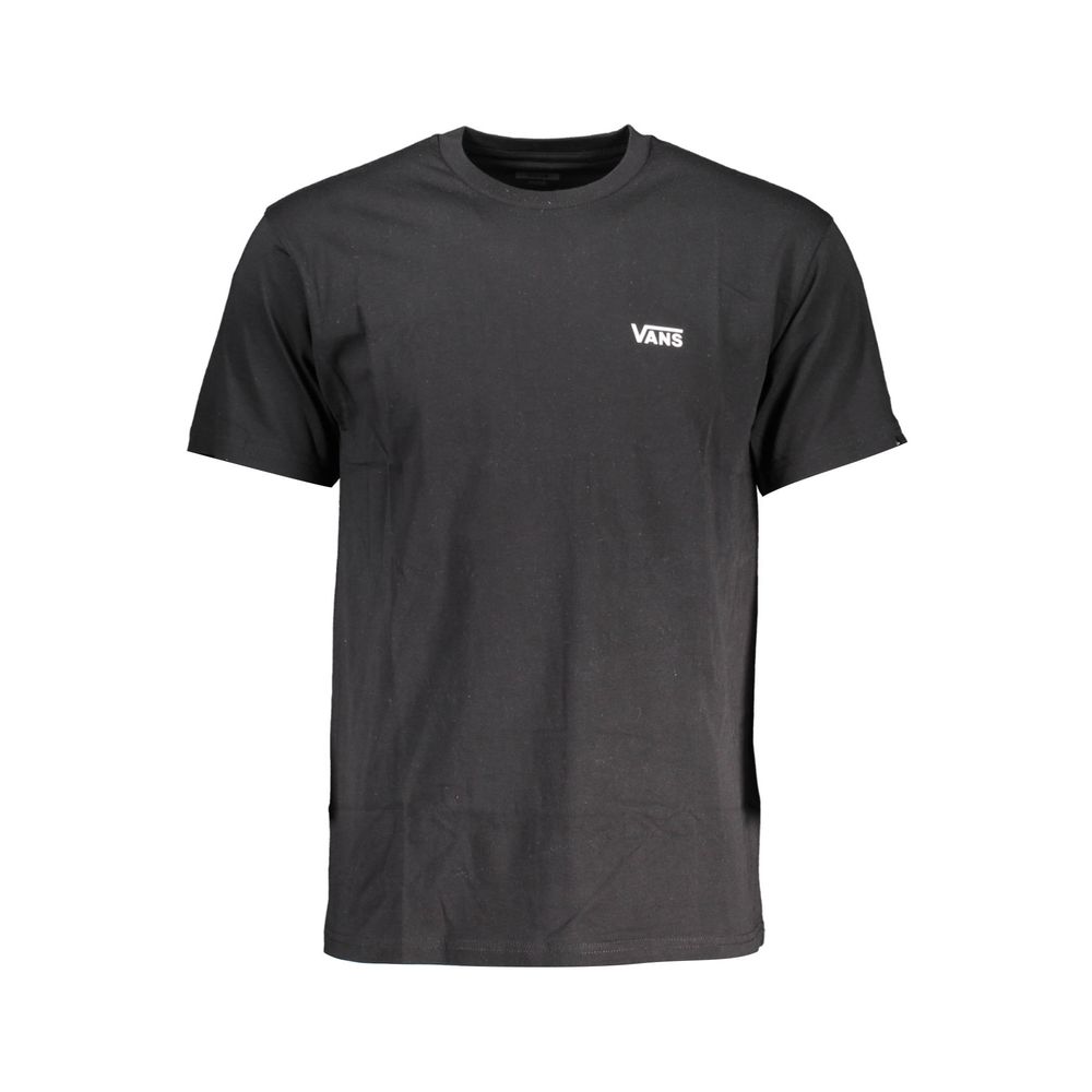 Vans Nero Cotton Men T-Shirt