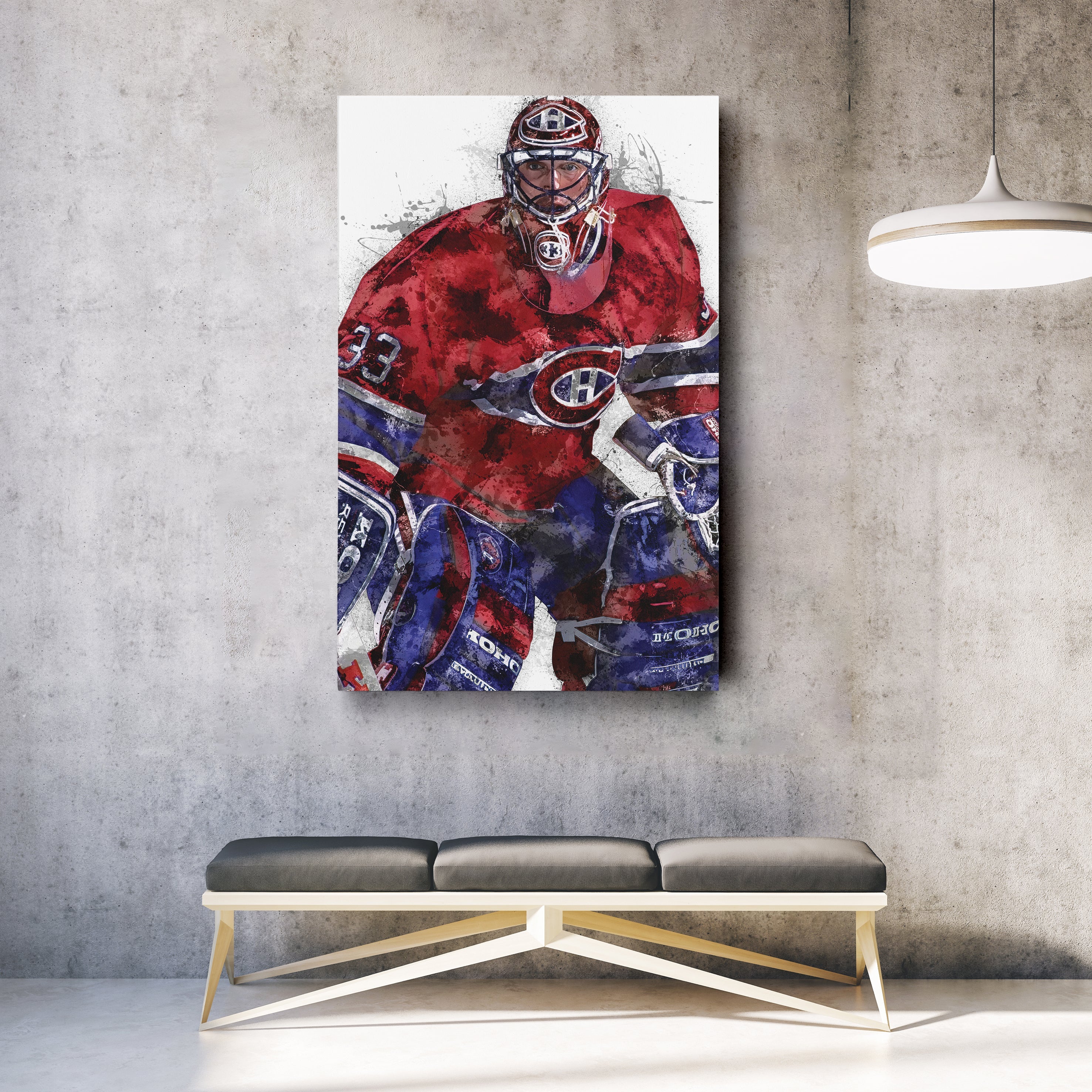 Patrick Roy Canvas Art – Montreal Canadiens Wall Decor