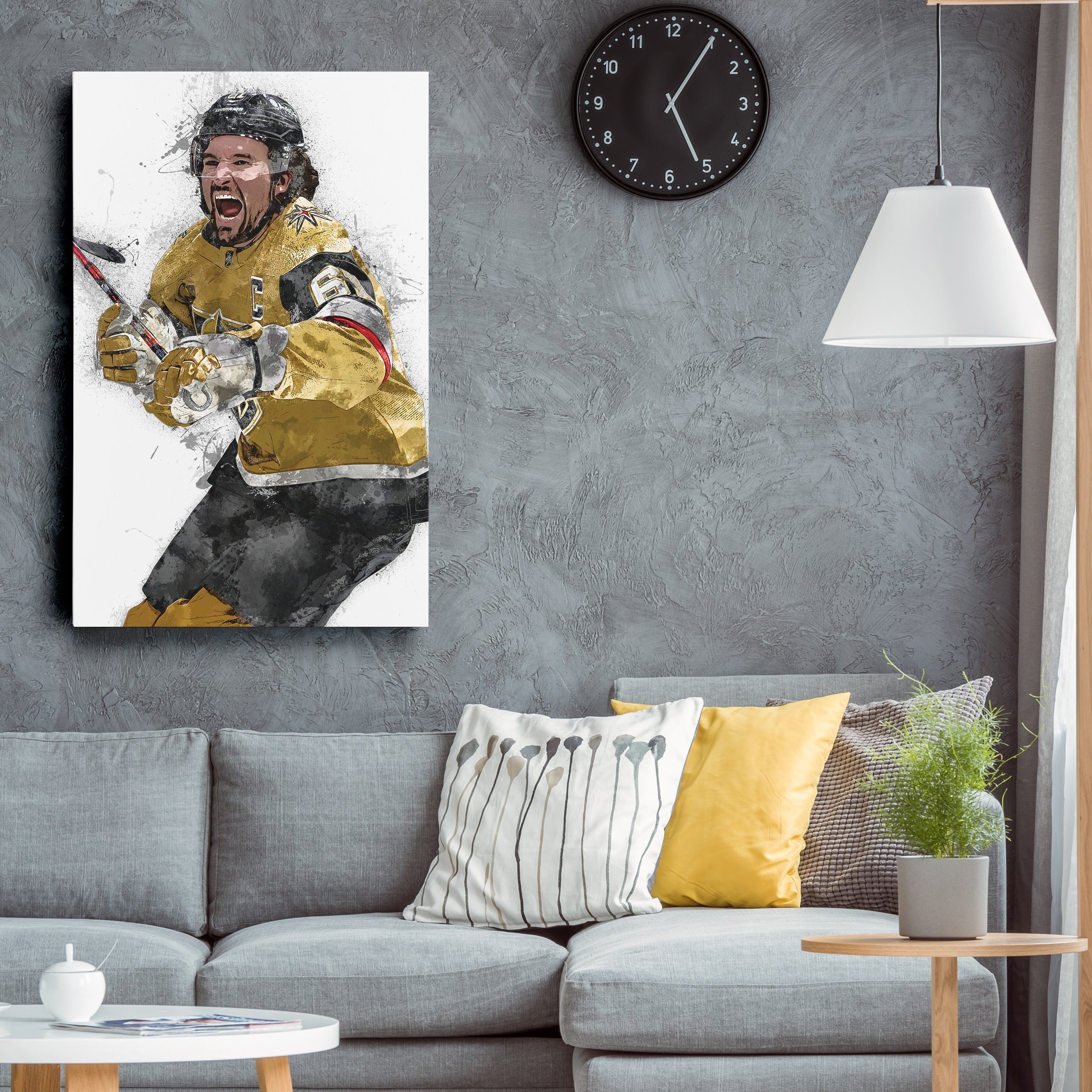 Mark Stone Canvas Art – Vegas Golden Knights Wall Decor