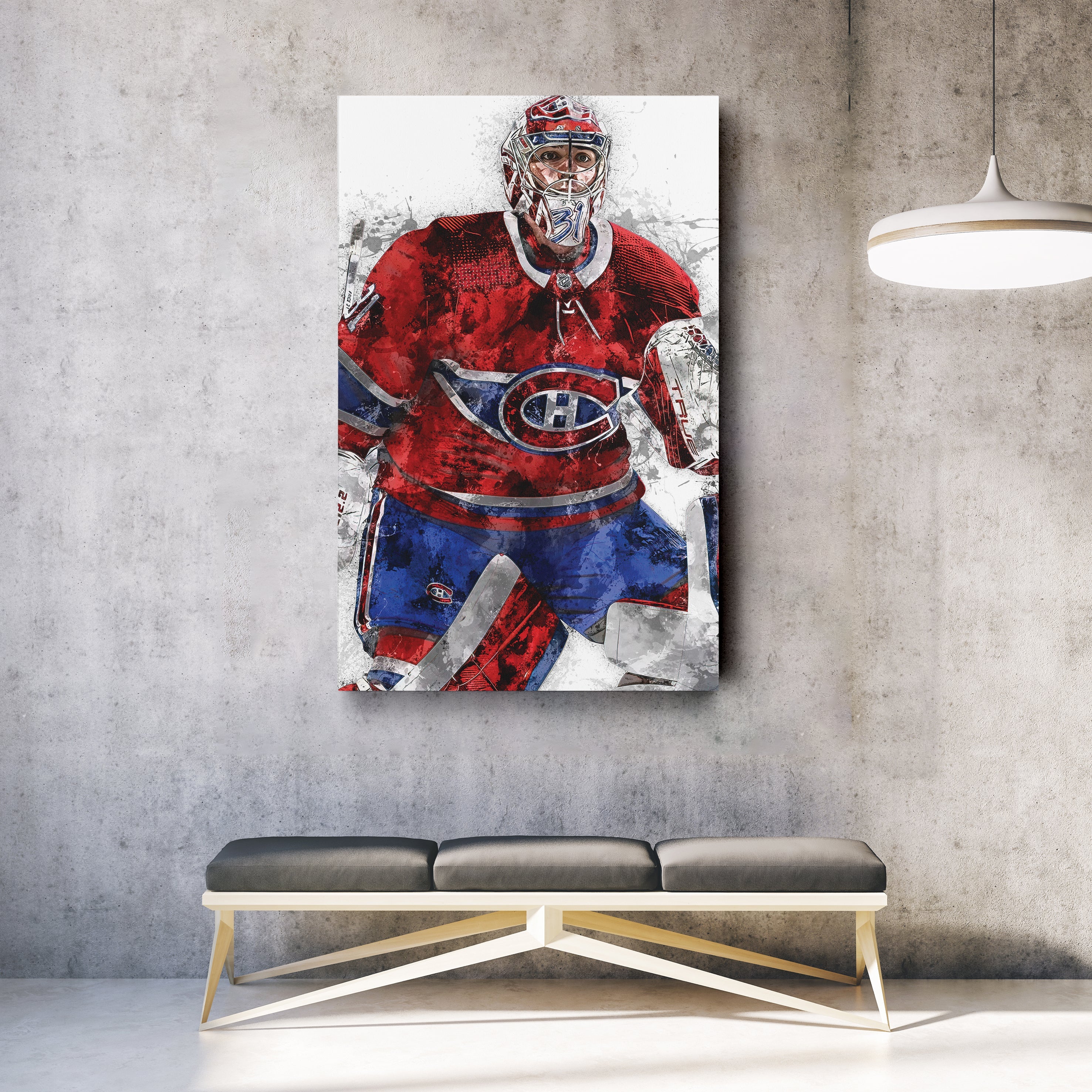 Carey Price Canvas Art – Montreal Canadiens Wall Decor