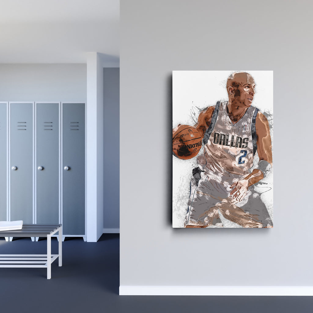 Jason Kidd Canvas Art – Dallas Mavericks Wall Decor