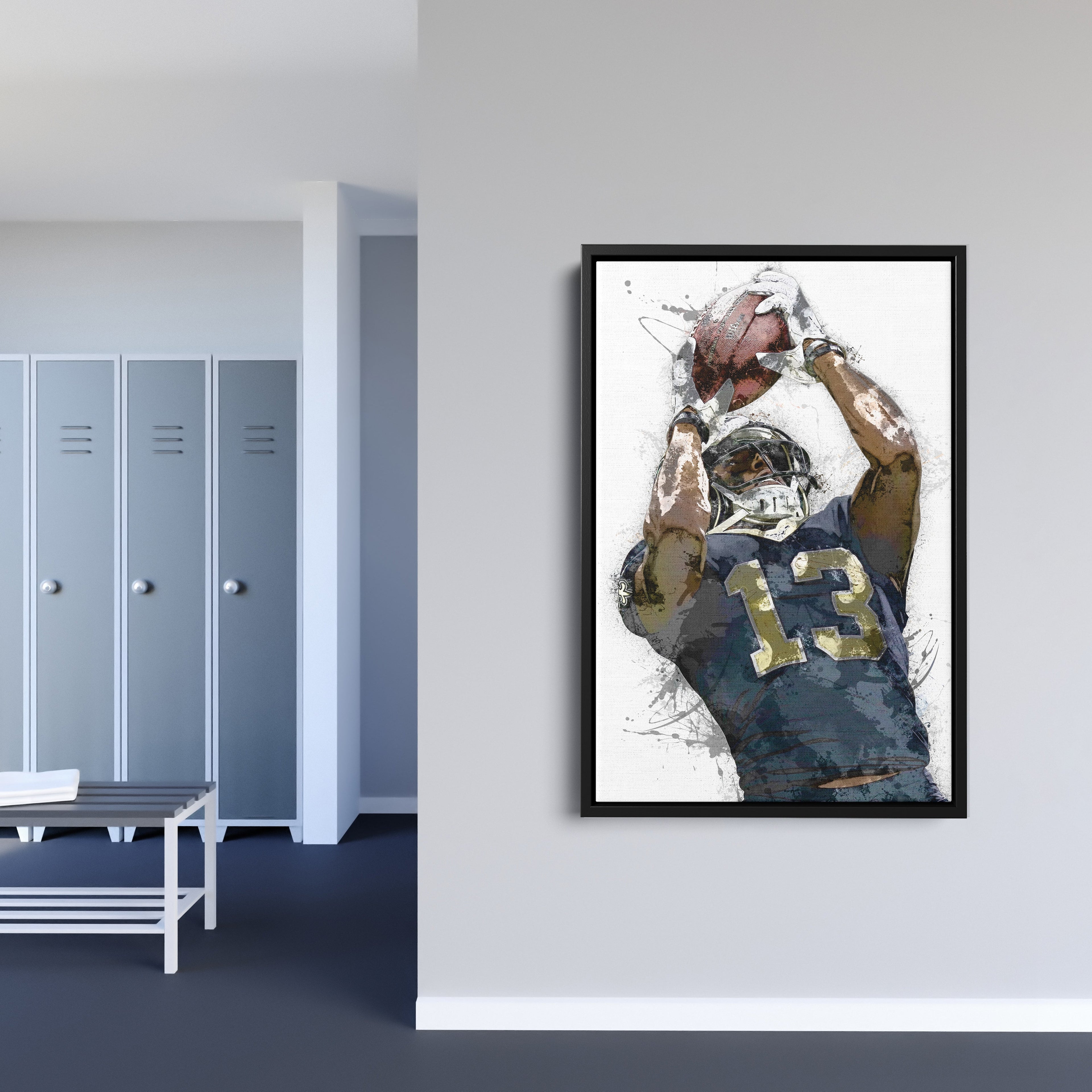 Michael Thomas Canvas Art – New Orleans Saints Wall Decor