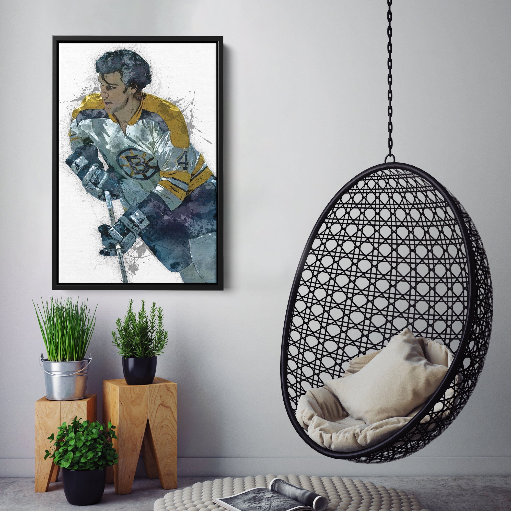 Bo Nix Canvas Art – Denver Broncos Wall Decor (Copy)