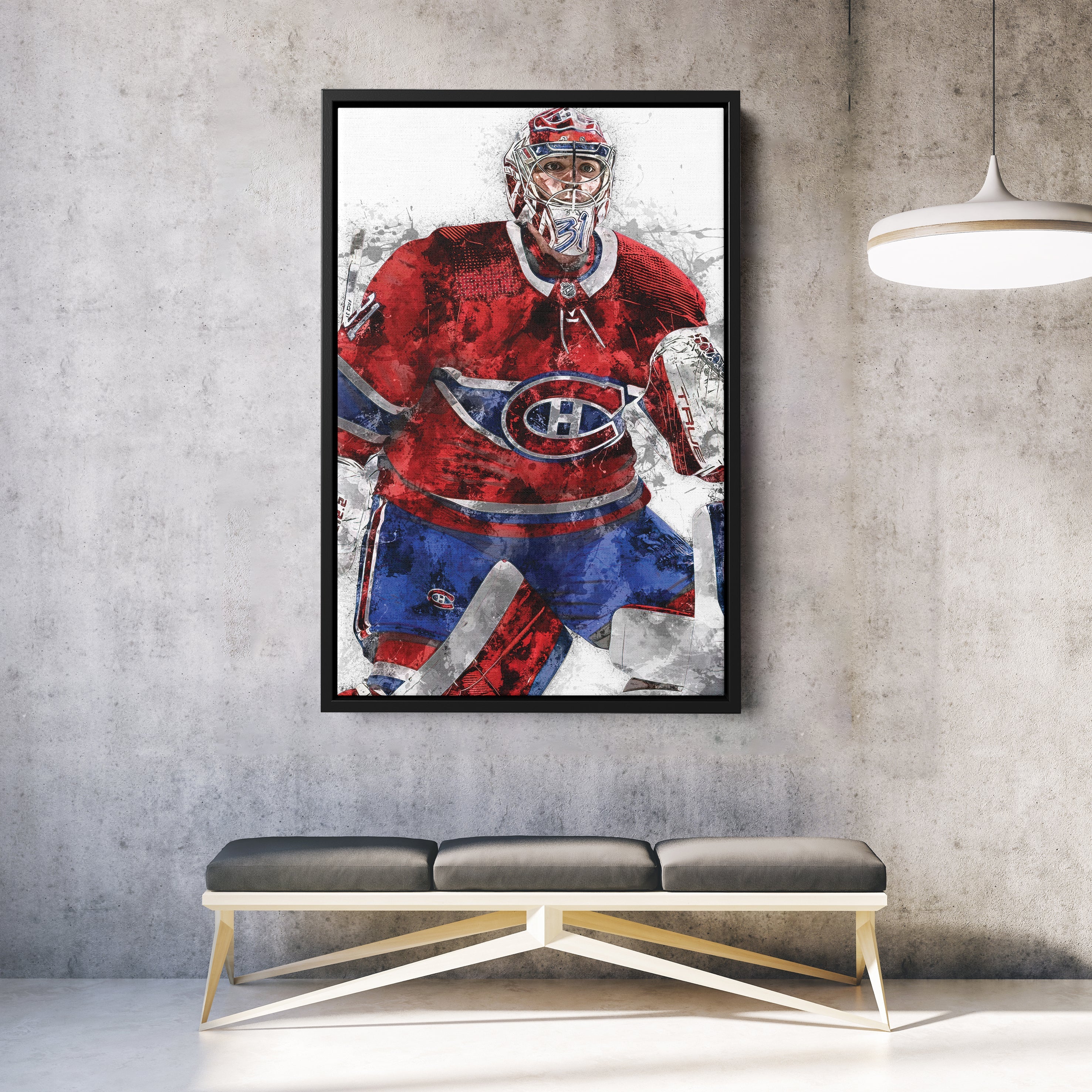 Carey Price Canvas Art – Montreal Canadiens Wall Decor