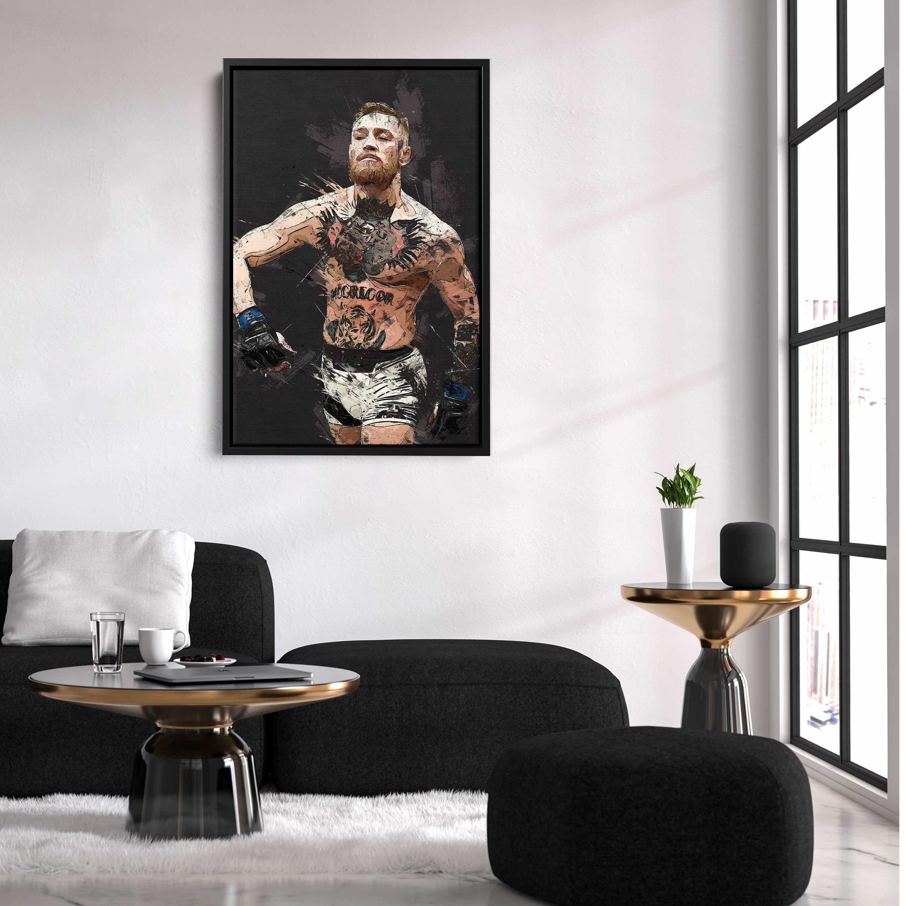 Conor McGregor Canvas Art – MMA Fighter Wall Decor