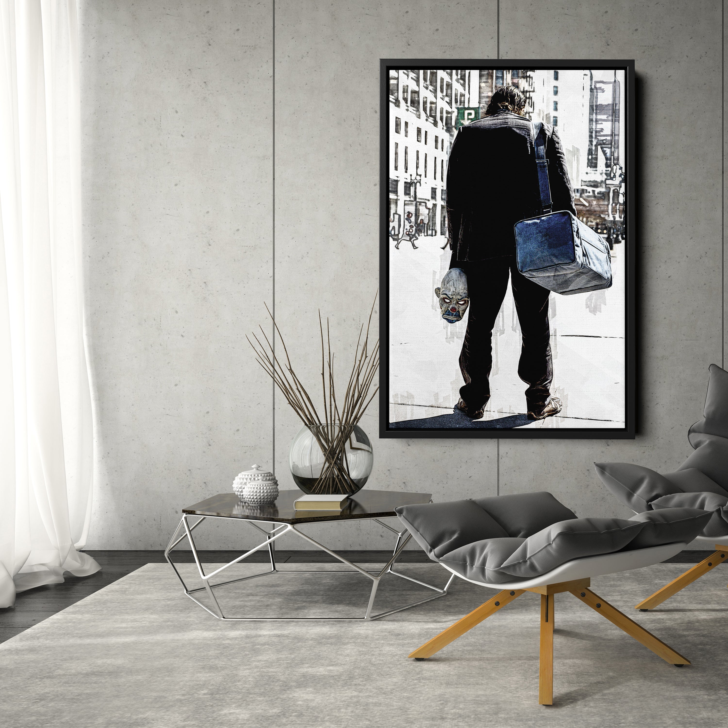 The Joker Canvas Art – Heath Ledger Dark Knight Decor