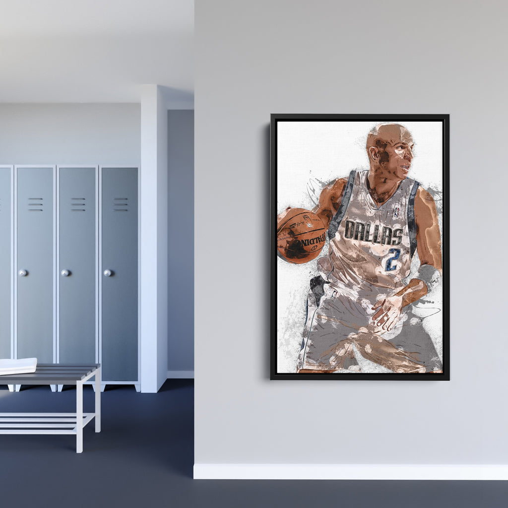 Jason Kidd Canvas Art – Dallas Mavericks Wall Decor